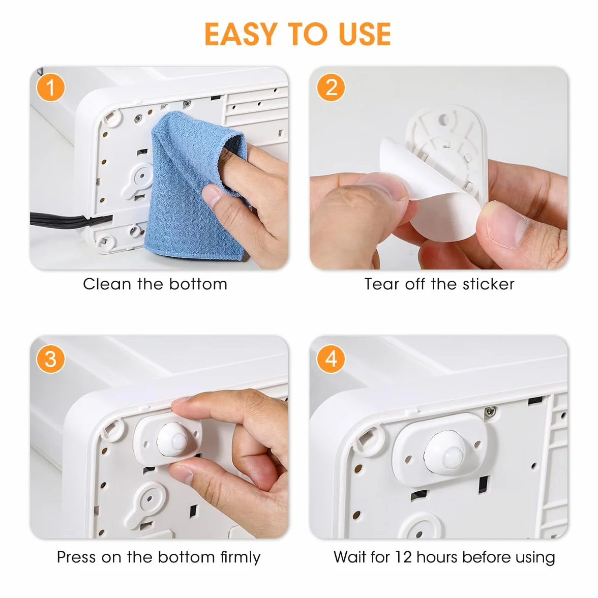 AIEVE Ruote per elettrodomestici da cucina, Rotelle Mobili, confezione da 8 pezzi, mini ruote girevoli 360°
