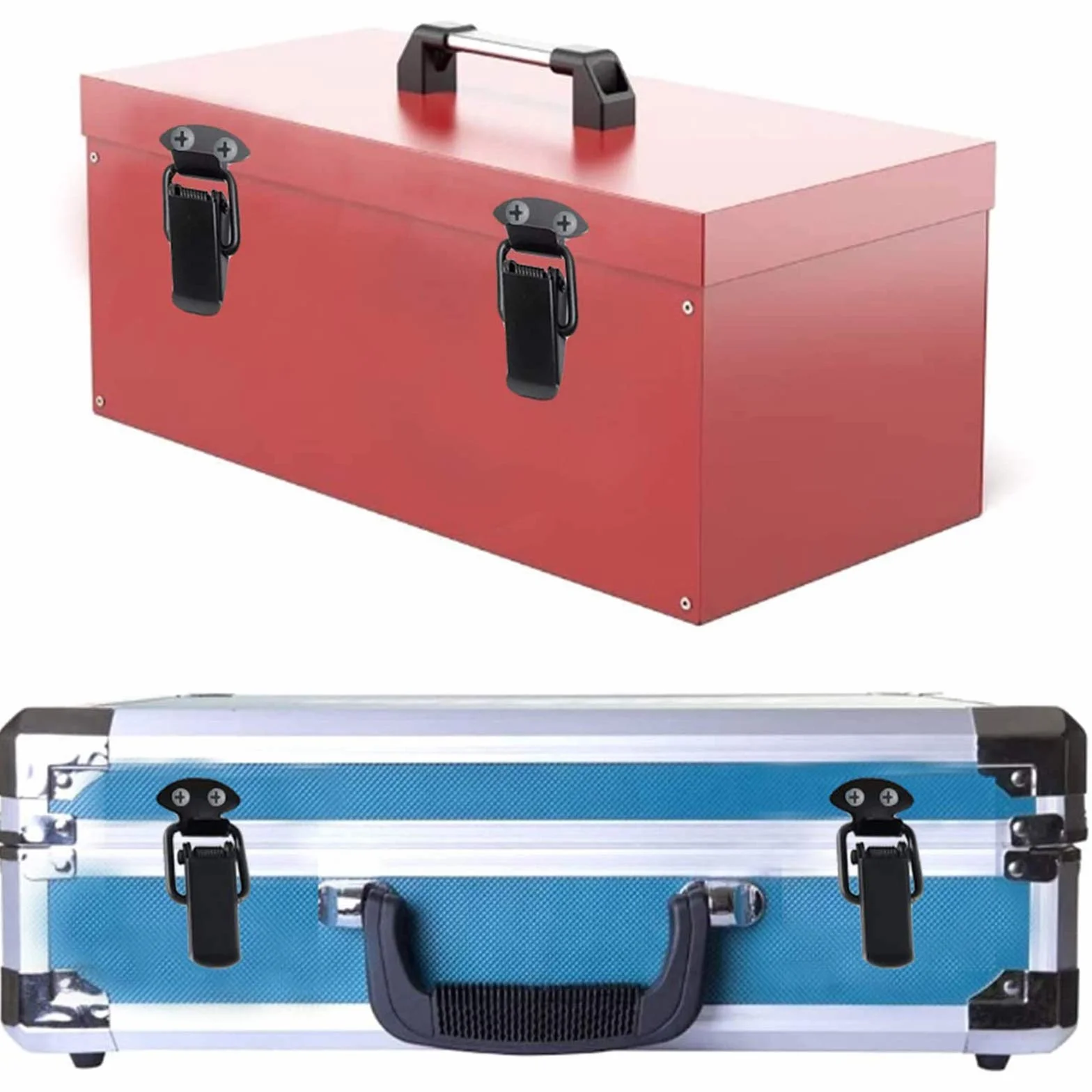 Moraillon Chiusura 8 Pz Serratura Tensione In Acciaio Inox Serratura Cassa Blocco Leva Bloccaggio Dondolo Chiusura Per Scatola Cassetto Armadio Cassetto Cassetta Strumenti Schwarz
