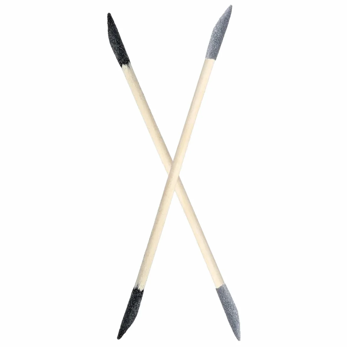 Bastoncini abrasivi a Doppia Testa 50 Pezzi per Legno Lucidatura Unghie Grana fine 150 Nero 280 Grigio