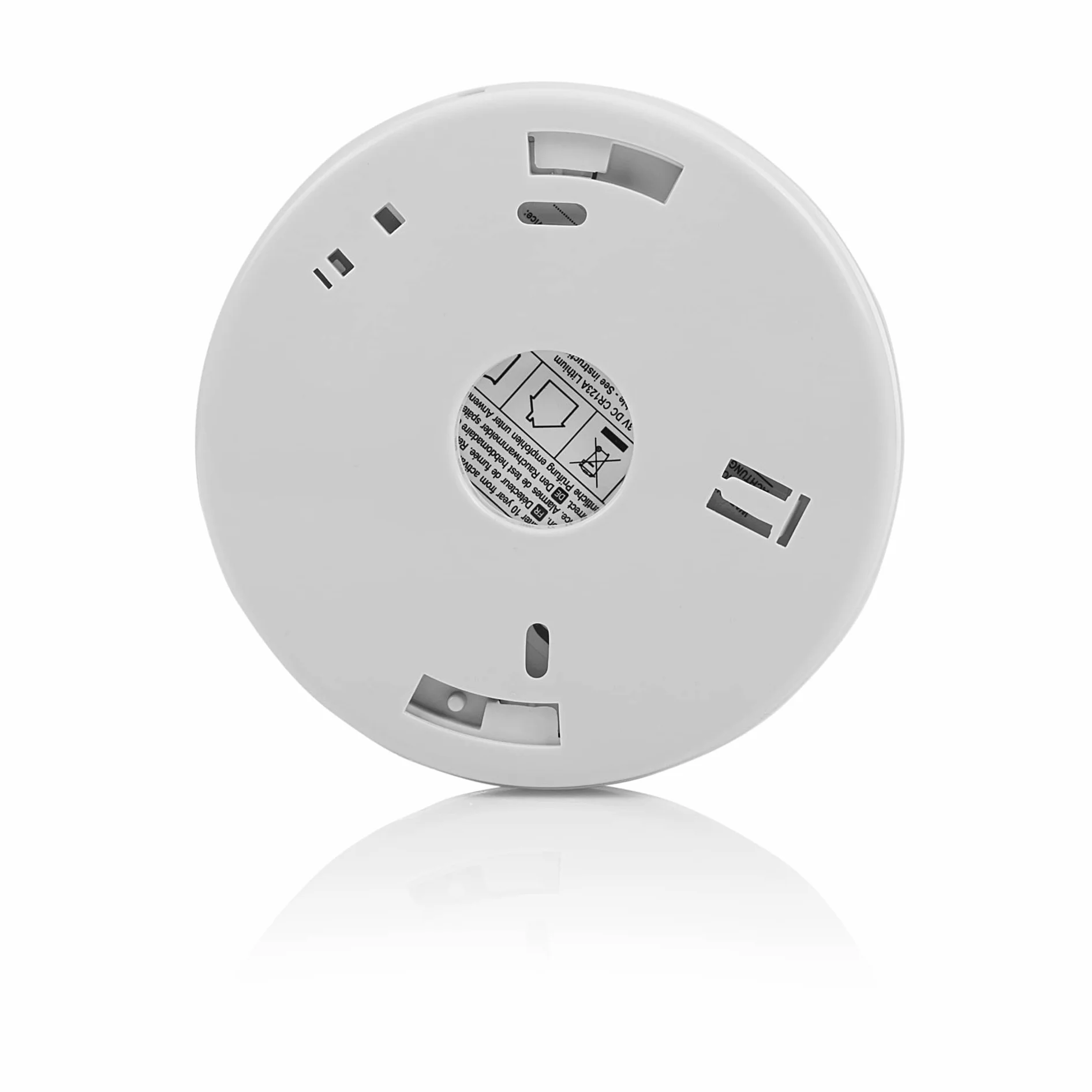 Smartwares 10.024.13 Rilevatore di Fumo con Batteria, Bianco, Set di 3 Pezzi