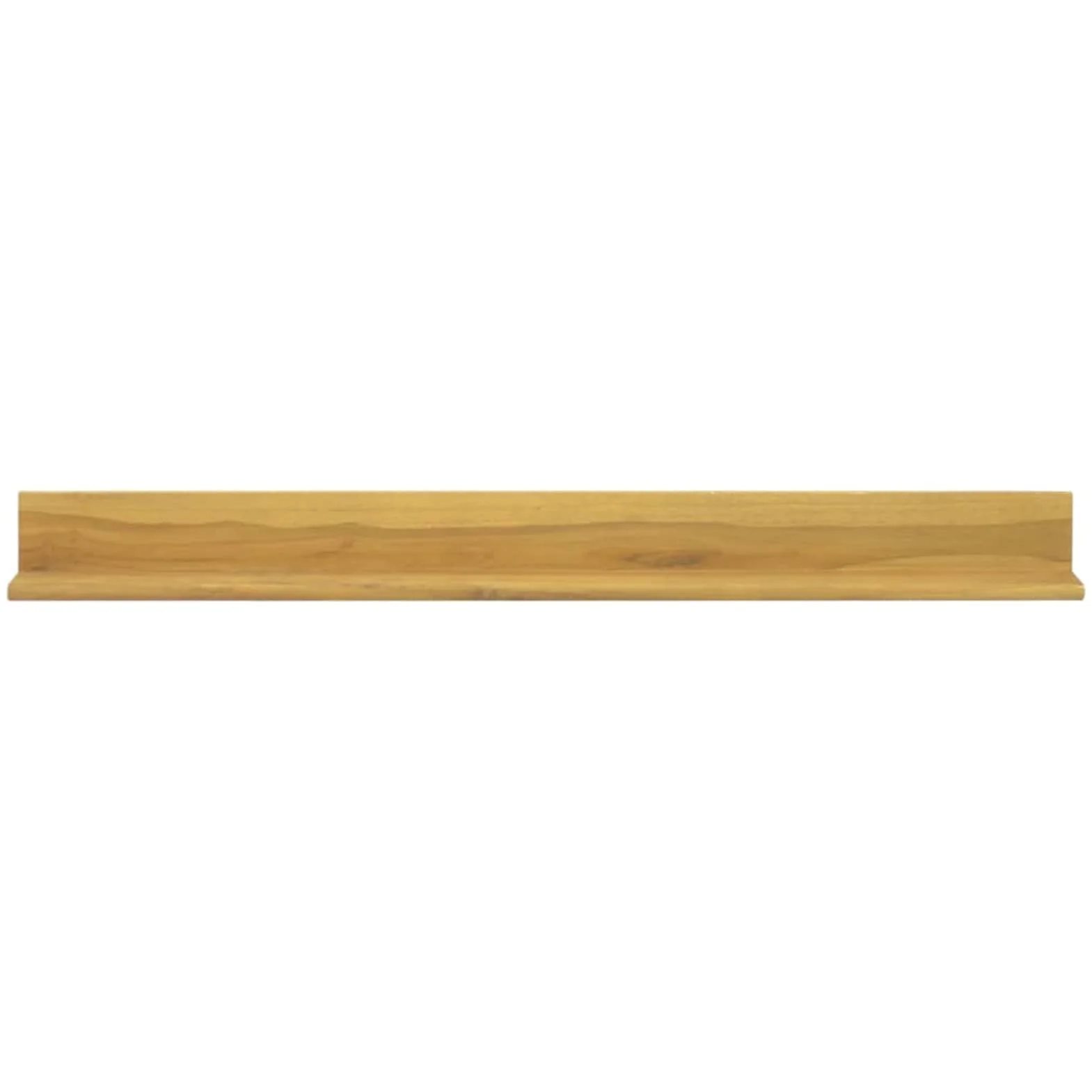 Mensole da Parete 2 pz 110x10x10 cm in Legno Massello di Teak,Mensola da Parete,Mensole da Muro,Mensole da Muro Design Moderne