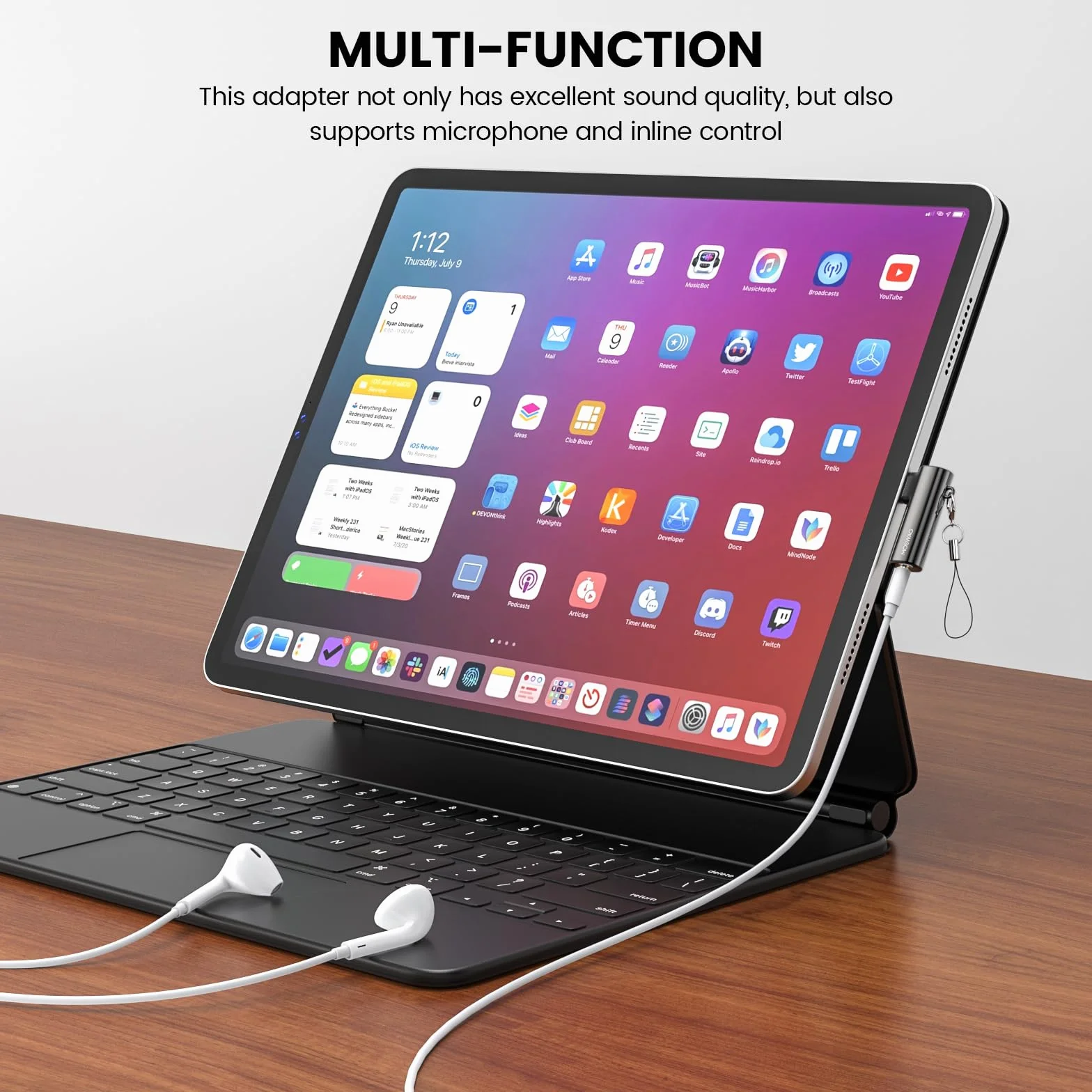 MOSWAG Adattatore USB C Jack con DAC Integrato,Adattatore Cuffie USB C,Adattatore Aux USB C,Angolo Retto,Lega di Zinco,Compatibile con Samsung Galaxy S26 S25 iPhone 17 Xiaomi 17 Ultra Mate 80