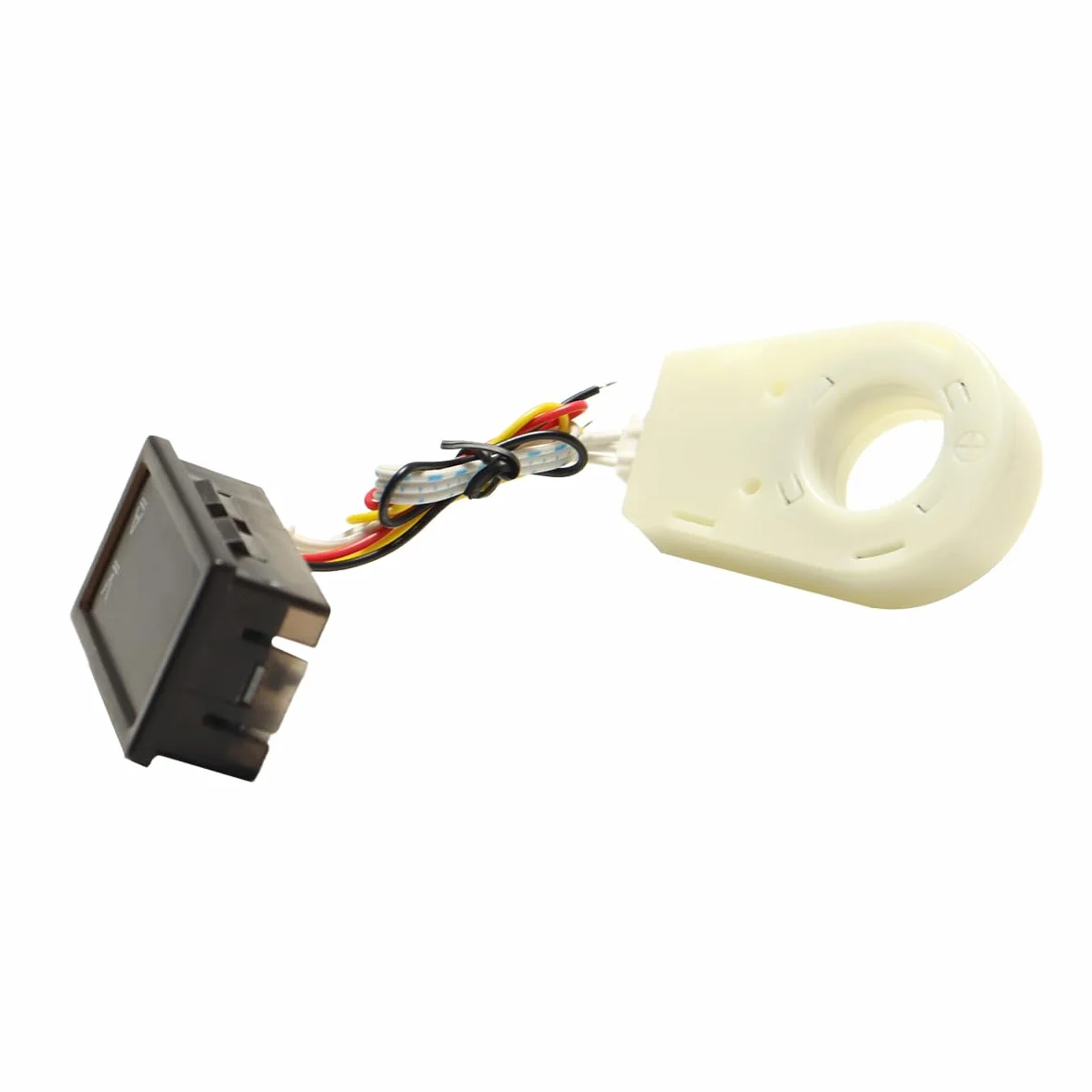Misuratore di tensione e amperometro CC, misuratore di tensione e corrente a doppio display CC 5-100V 100A con trasformatore con sensore a effetto Hall