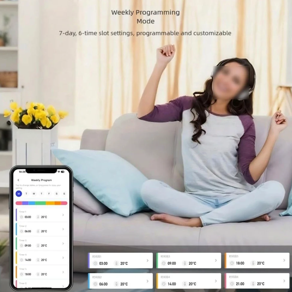 Smart TRV Radiatore Termostato Valvole, Per ZigBee 3.0 Per Tuya Termostato Programmabile Radiatore Smart Temperatura Valvola di Controllo
