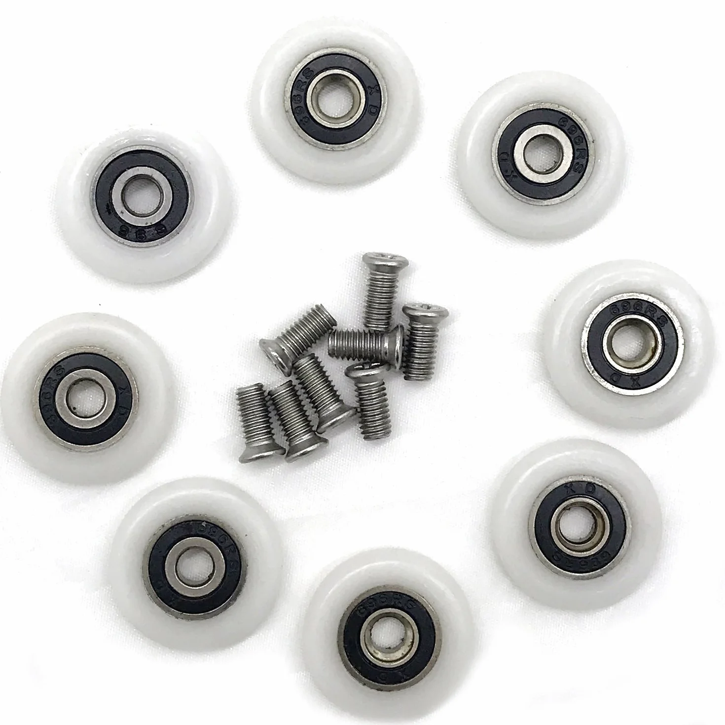Set 8 rotelle cabina doccia 25 mm