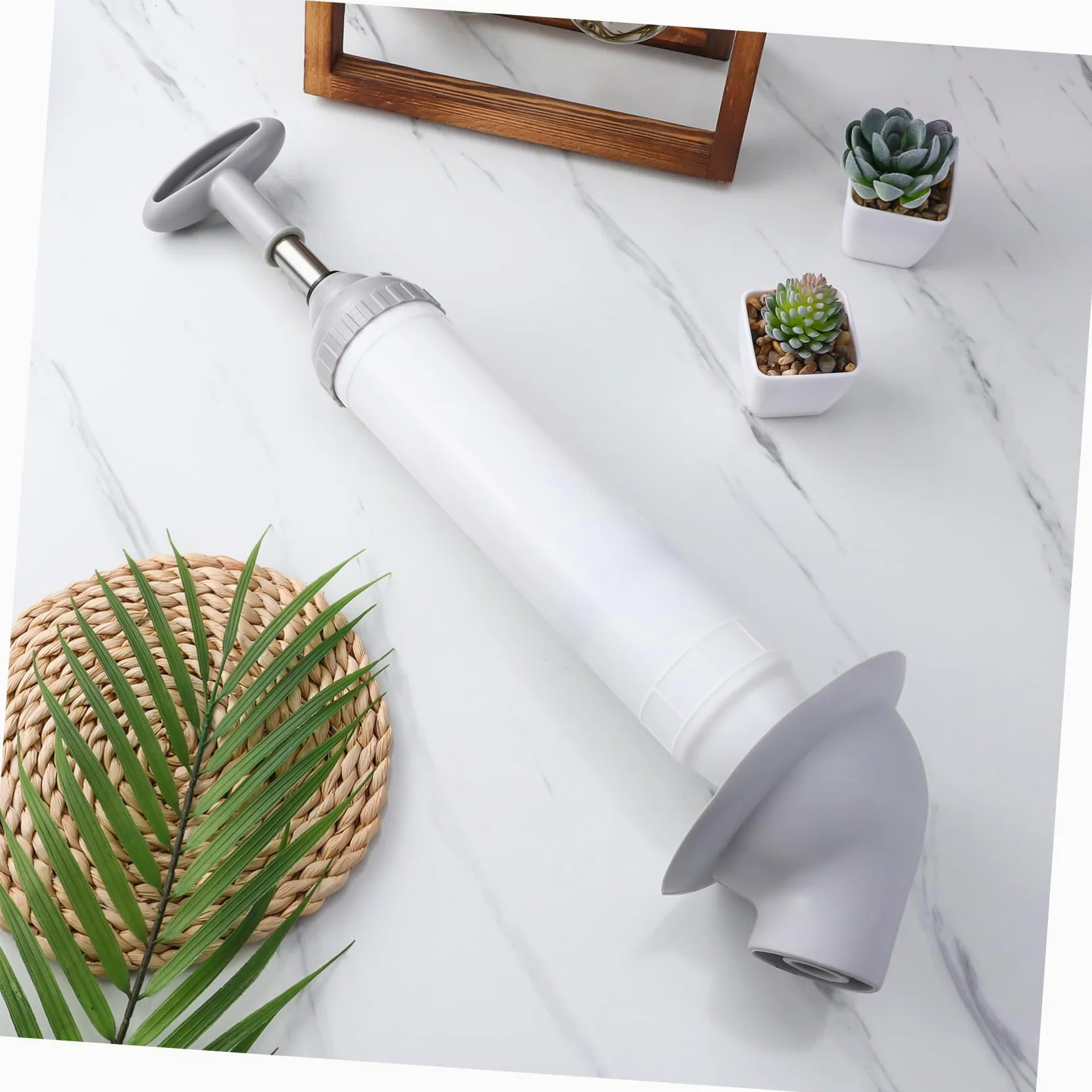 Angoily Sbloccatore WC ad Alta Pressione, Sturalavandini per Scarico Pavimento, Testina Curva, Struttura Robusta in Acciaio Inox e Pp, Bagno e Cucina