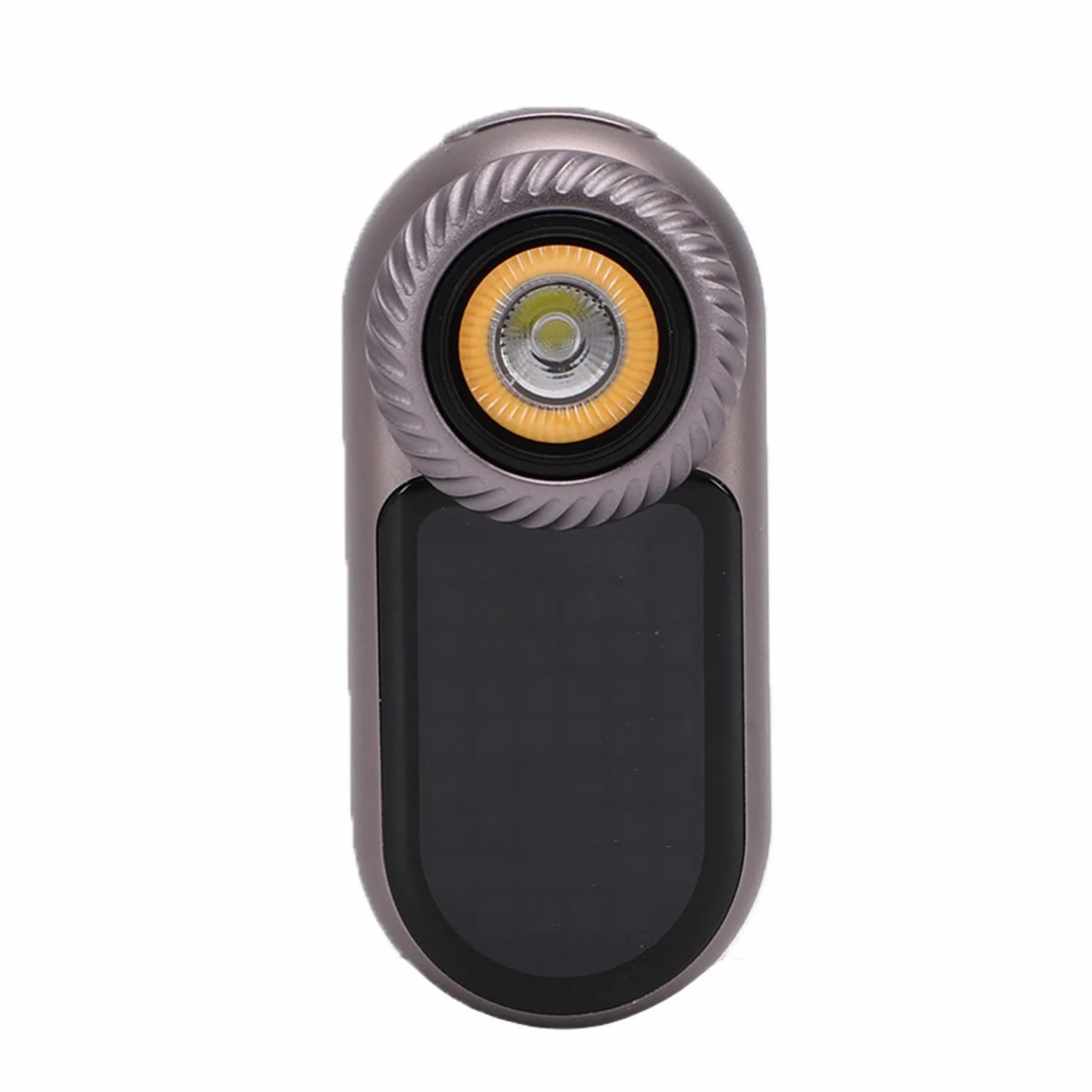 Fabater Torcia Elettrica, luminosità LED da 400, Display con RGB, Batteria Ricaricabile da 600 MAh, Impermeabile, Portatile, Alluminio di Grado Aerospaziale, Luce Ricaricabile, Luce LED con Morsetto
