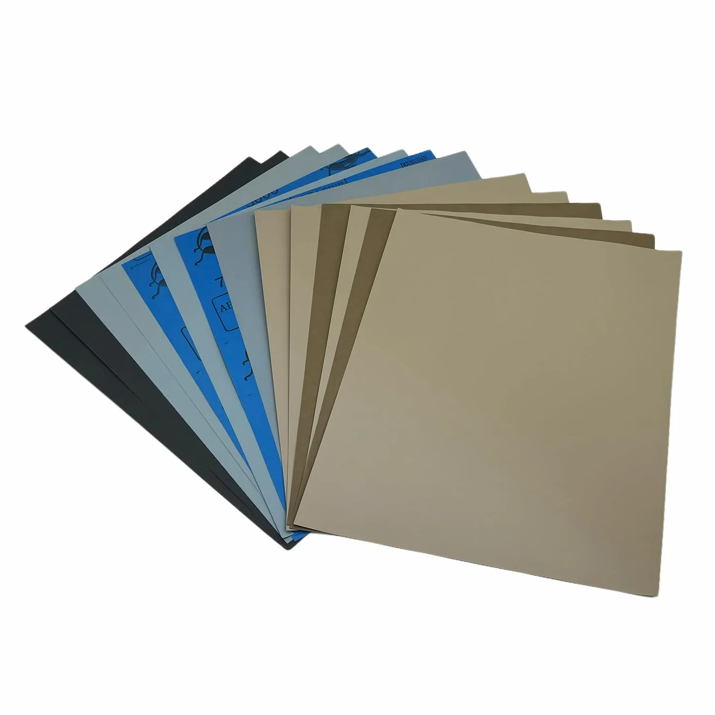 14 fogli di carta vetrata ultrafine da 3000 a 20000, assortimento di carta vetrata a secco e bagnato, 22,9 x 27,9 cm, grana 7 varie per legno, metallo o levigatura finale automatica, grigio