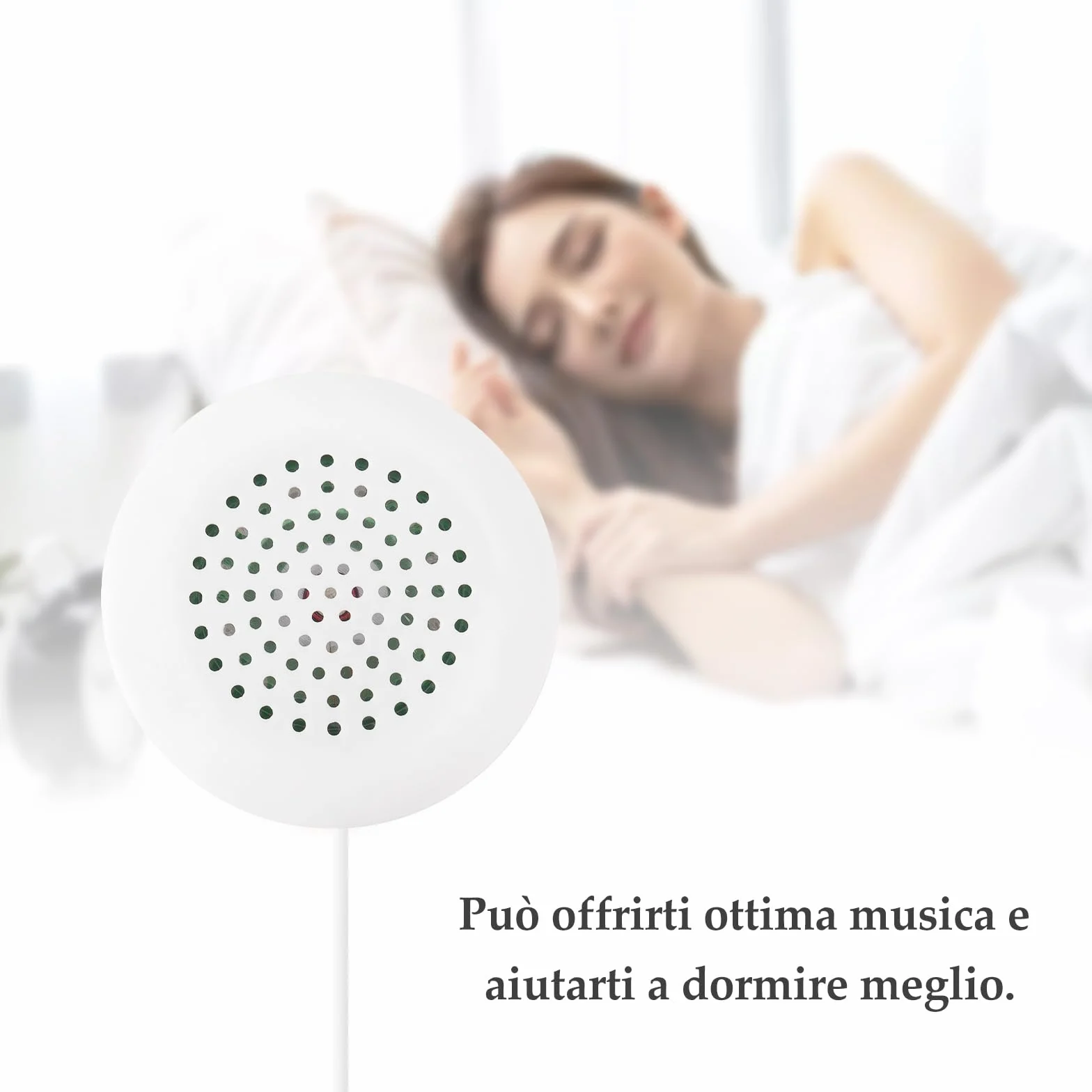 Altoparlante a Cuscino, Personale Portatile con Altoparlante Stereo HiFi, Mini Altoparlante da 3,5 mm per Addormentamento O Ipnosi, per MP3, MP4, Lettore CD, Telefono Cellulare e Altro