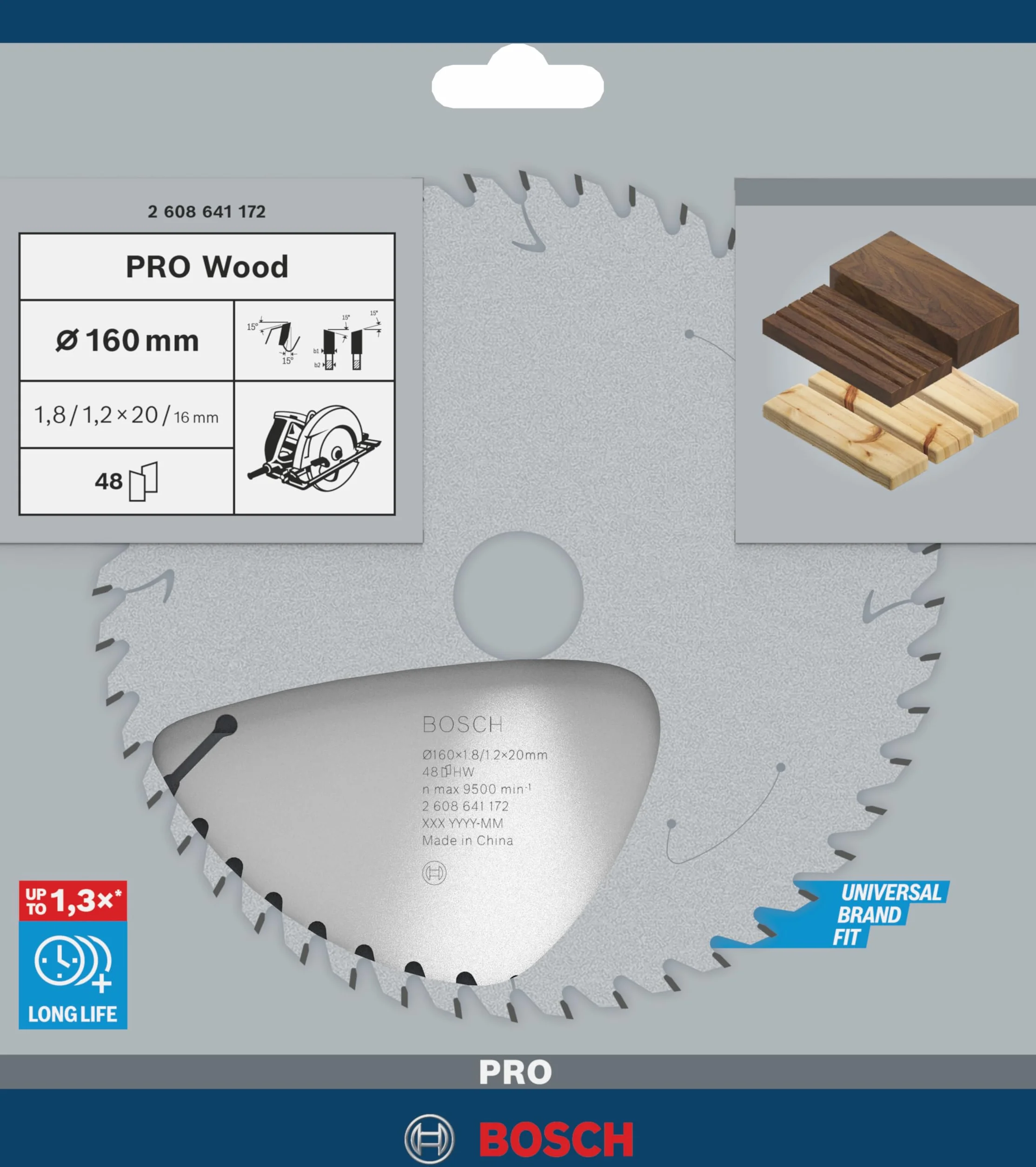 Bosch Opti Legno Mano 160 mm Piła Tarcza