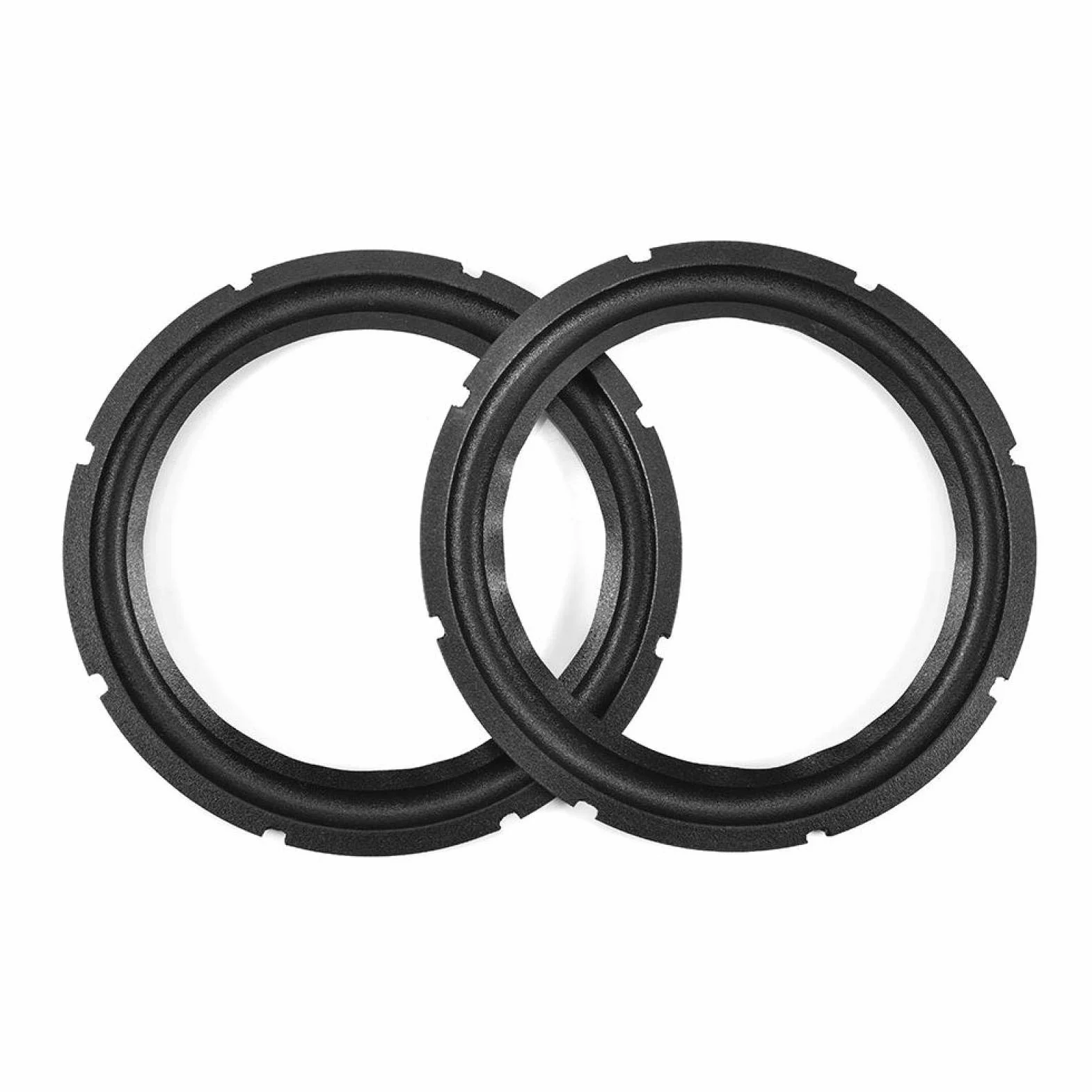 Socobeta 2 Pezzi Parti di Riparazione del Bordo del woofer in Gomma per la Riparazione del Bordo dell'altoparlante con Bordo in Gomma da 10 Pollici