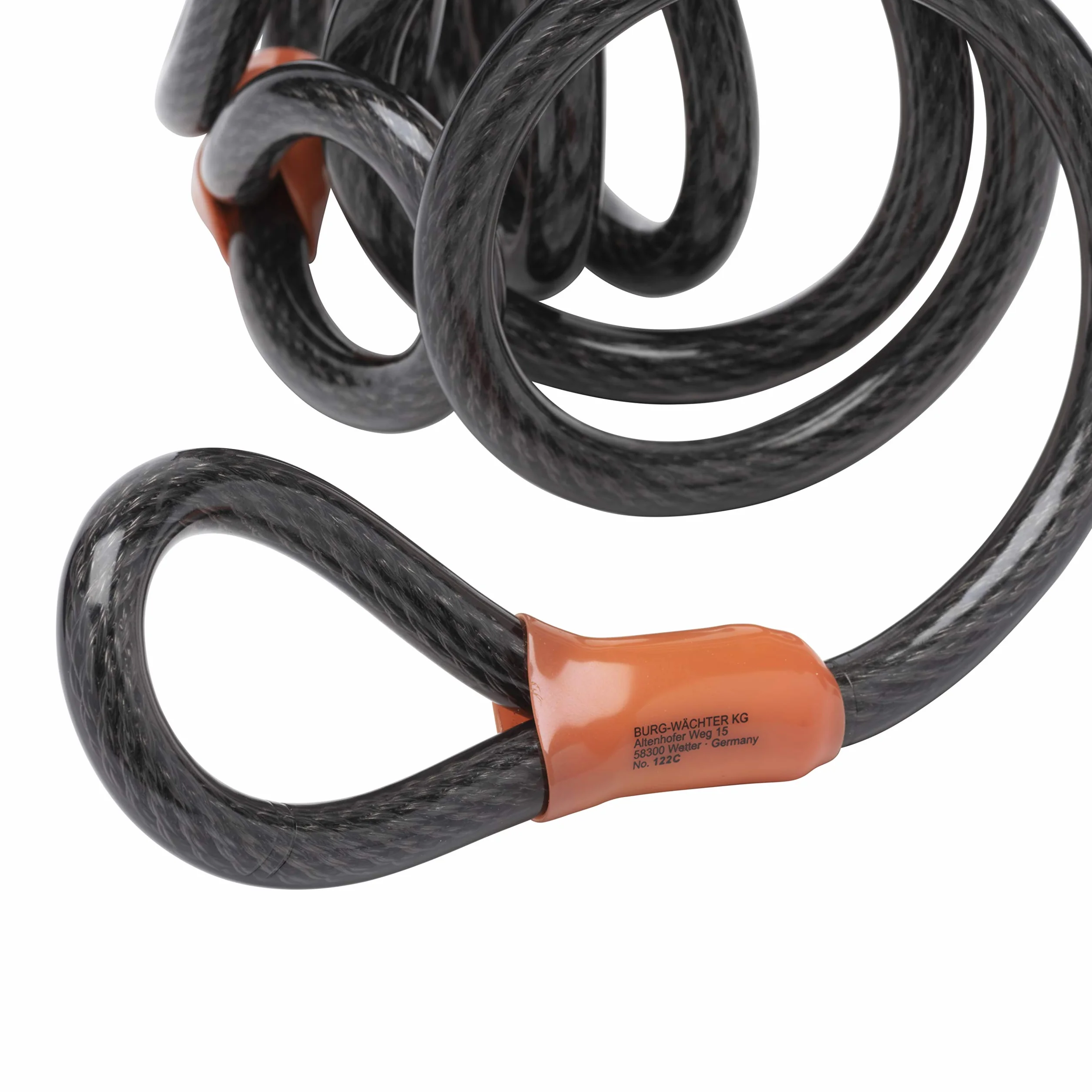 Sterling 124C Cavo di sicurezza a doppio giro rivestito in vinile autoavvolgente 12 mm x 4,5 m