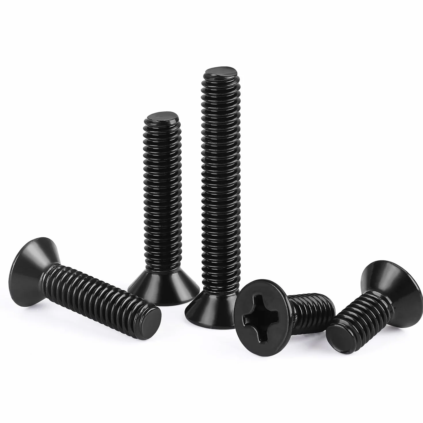 Dayalo Viti a testa svasata M4 x 10 mm in acciaio inox, 50 pezzi per mobili e legno