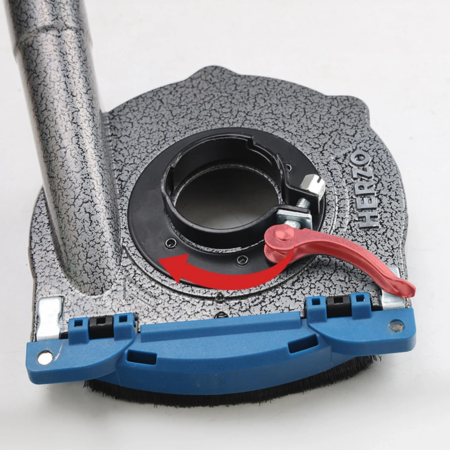 HERZO Cuffia Aspirazione Smerigliatrice Angolare 115/125mm Disco Diamantato 125mm
