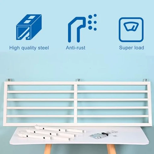 Mensole da parete – Scaffale resistente per garage, capannone, ufficio, cantina e officina, soluzione salvaspazio per strumenti e forniture