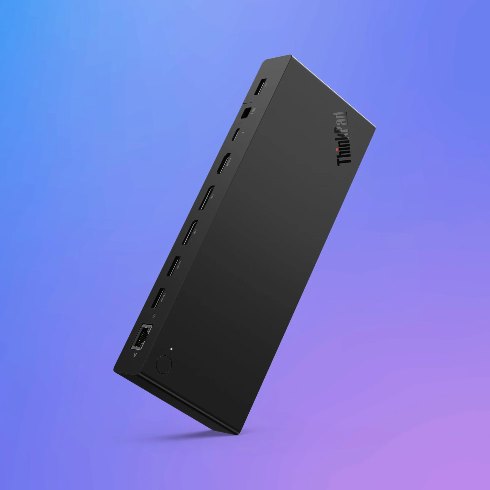 Lenovo ThinkPad Thunderbolt 4 Smart Dock Gen 2, Docking Station, Thunderbolt 4, Ricarica fino a 100W, Nero