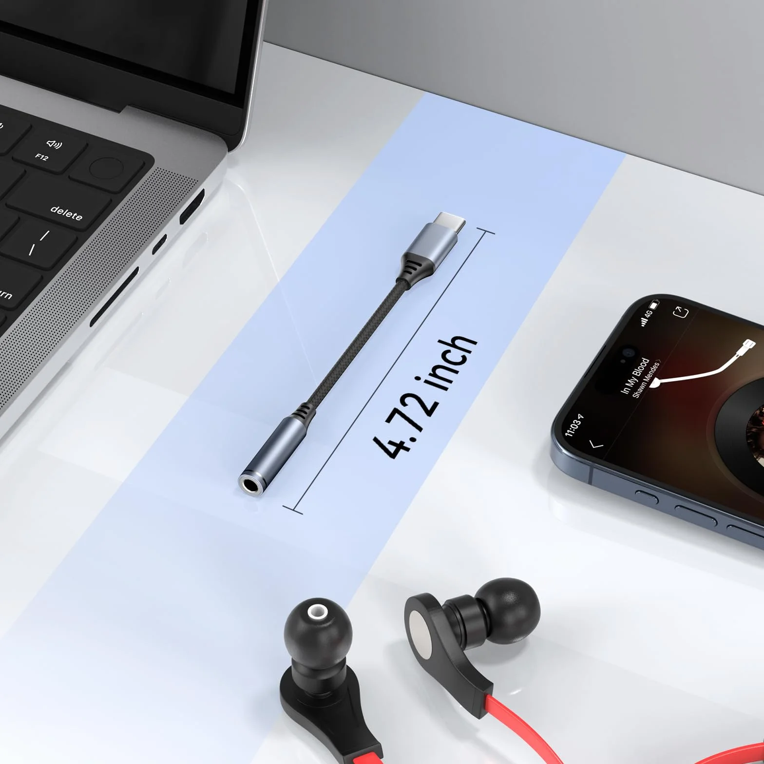 Amzpas Adattatore Jack per Cuffie USB C a 3.5mm, Adattatore Audio USB C a Cavo Dongle Aux per Samsung Galaxy S22 S21 S20 Ultra S20 + Nota 20 10 S10 S9 Plus, Pixel 4 3 2 XL, iPad e altro