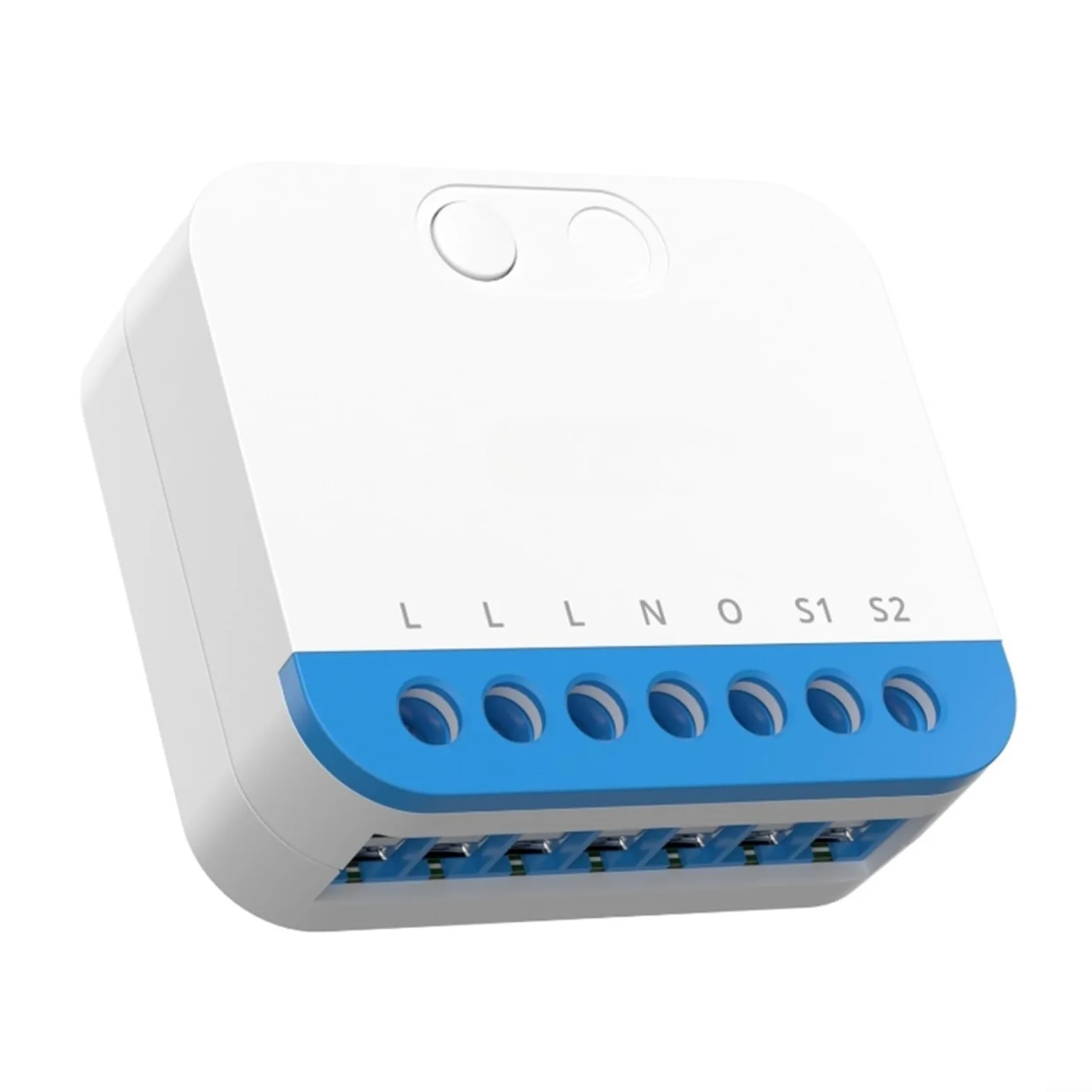 Interruttore Smart Dimmer MINI-ZBDIM con misurazione dell'energia in tempo reale, protezione da surriscaldamento, telecomando per Alexa e Google Assistant, 220-240 V, 400 W, bianco
