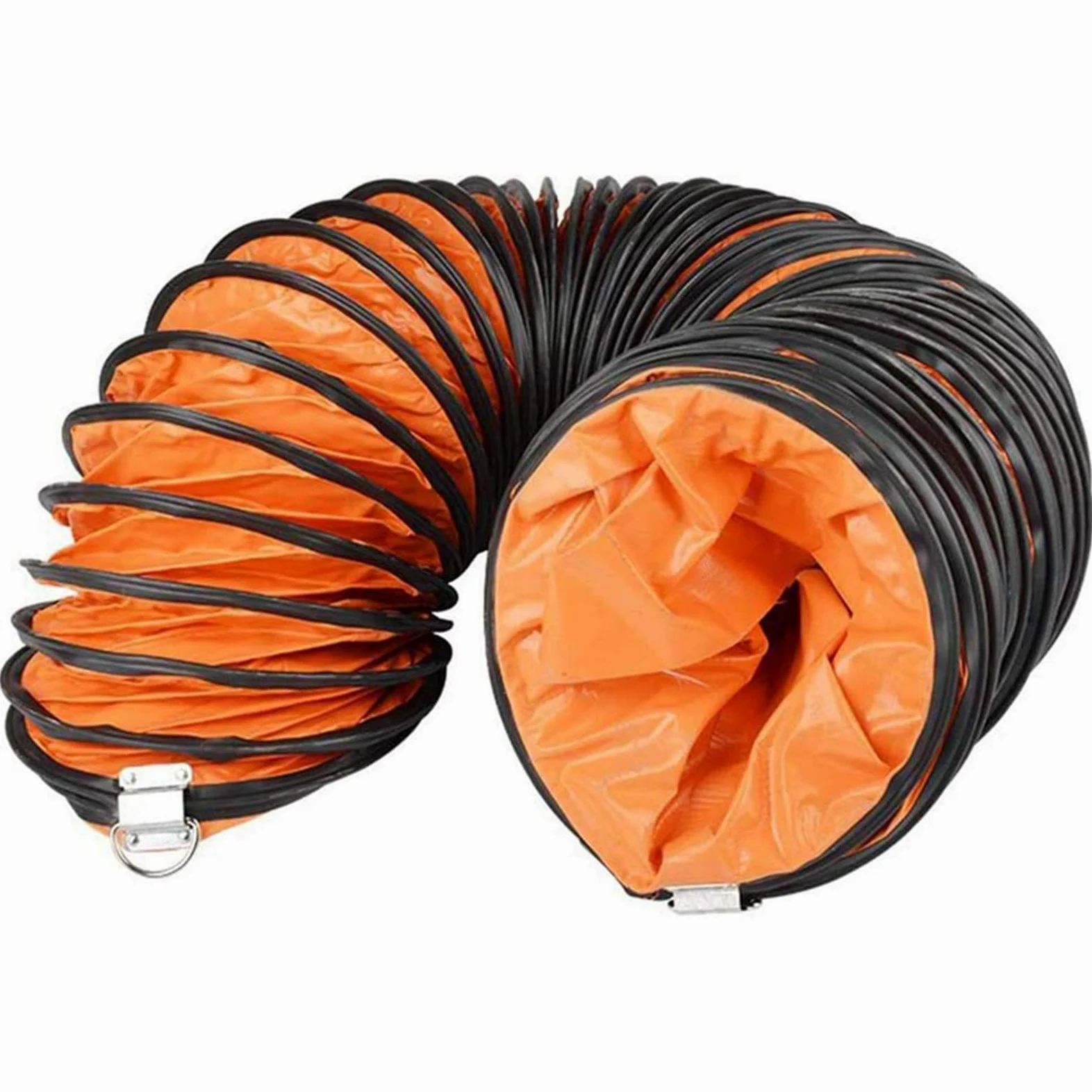 Condotti Tubo Flessibile in PVC ø 200/300/400/500/600 mm Lunghezza 5m/10m Forte Condotti Tubo Ventilazione Flessibile in PVC Tubo Cappa per Aerazione Domestica Hydroponics,5M-diam:600mm
