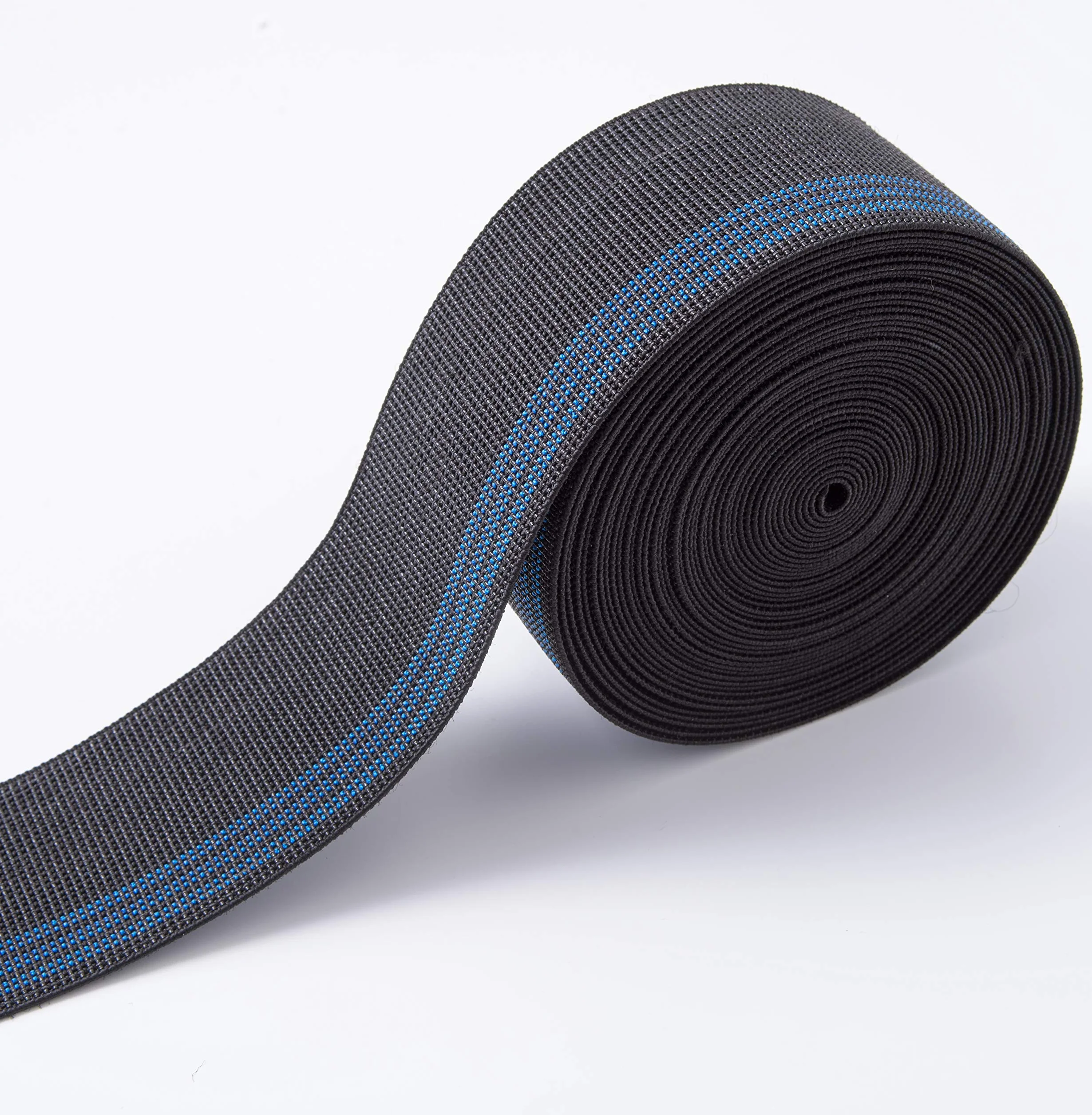 IPEA Cinghia Elastica per Divano, Sedie, Poltrone – [ 10 Metri di Lunghezza ] – Made in Italy - Larga 70 mm - Corda Fascia Tirante a 3 Righe per Tappezzeria, Sedute, Schienali – Elasticità 90%