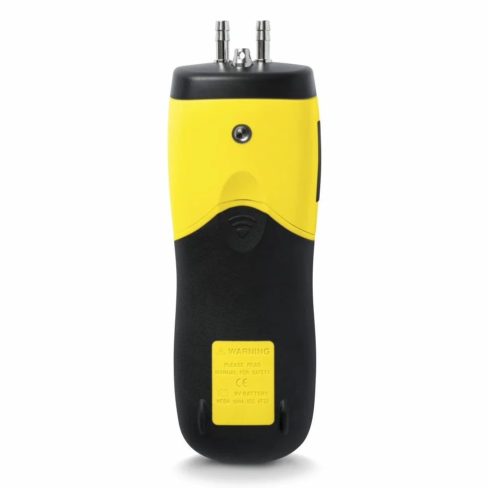 Trotec TA400 Anemometro con tubo di Pitot Nero Giallo