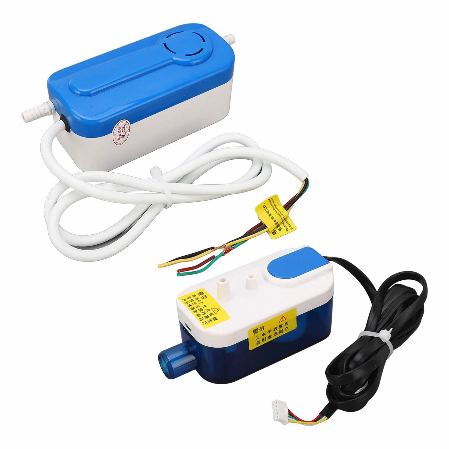 Pompa di Condensa Mini Split Ultra Silenziosa, Drenaggio Automatico, Portata 24 L/h, Prevalenza di 33 Piedi, Pompa di Condensa HVAC, Scarico Mini Split Portatile Automatico per
