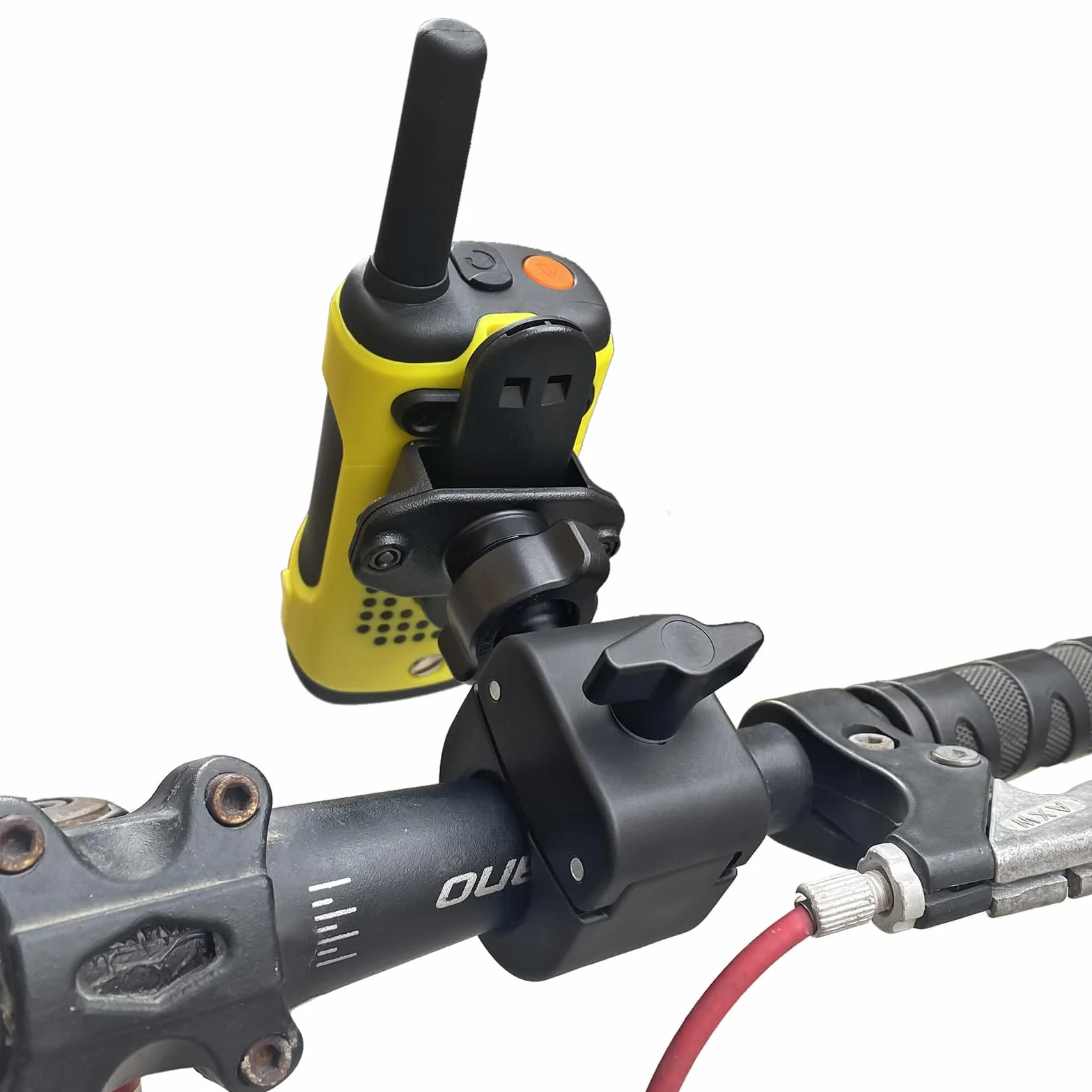 Supporto universale UAYESOK per walkie talkie su biciclette, scooter elettrici, ATV/UTV compatibile con Motorola, Baofeng, Kewnood e Icom