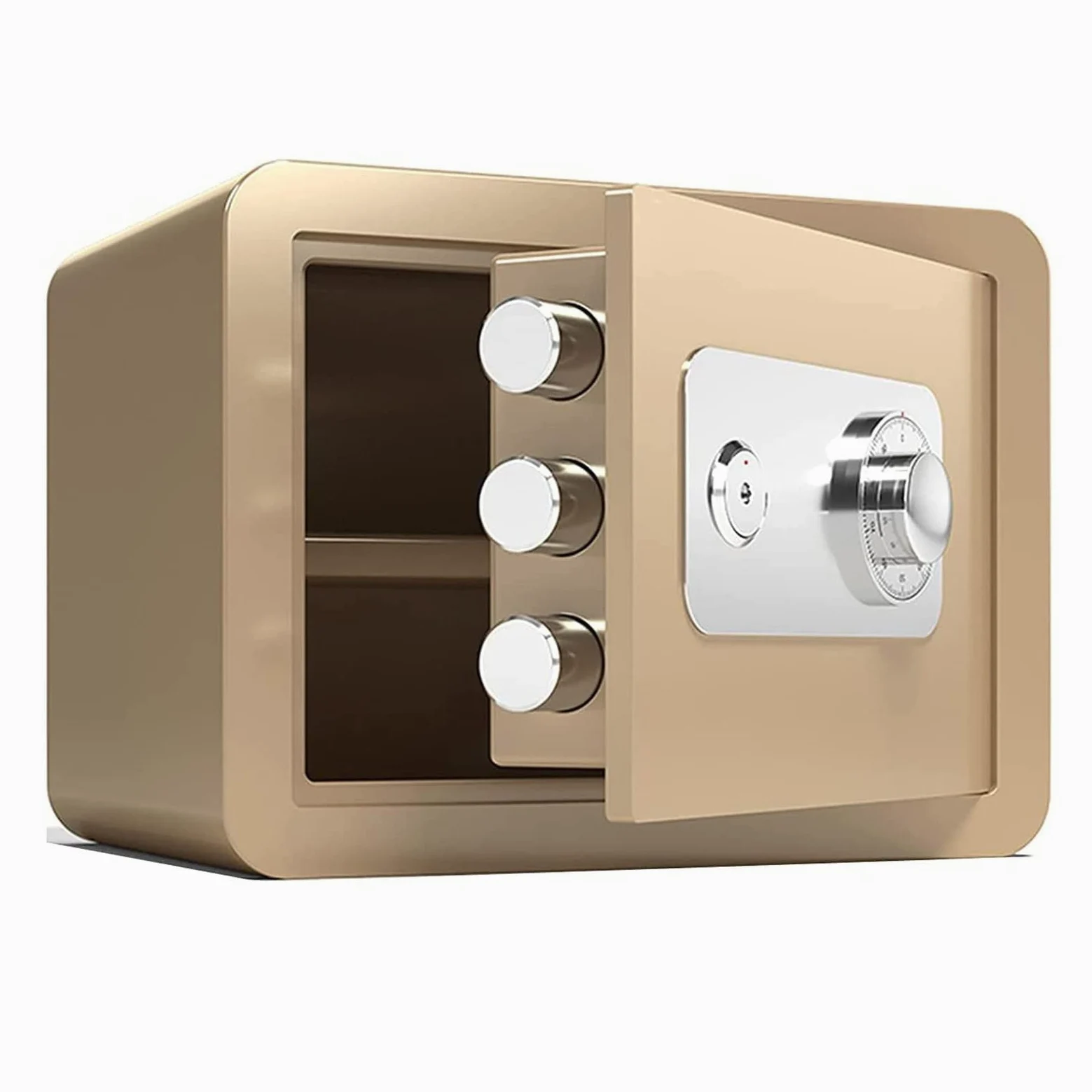 Casseforti Impermeabili Cassetta di Sicurezza con Serratura a Combinazione in Acciaio, Armadietto ignifugo e antifurto, Scatola Portadocumenti per Piccoli uffici, Altezza 25 cm/30 cm/45 cm per