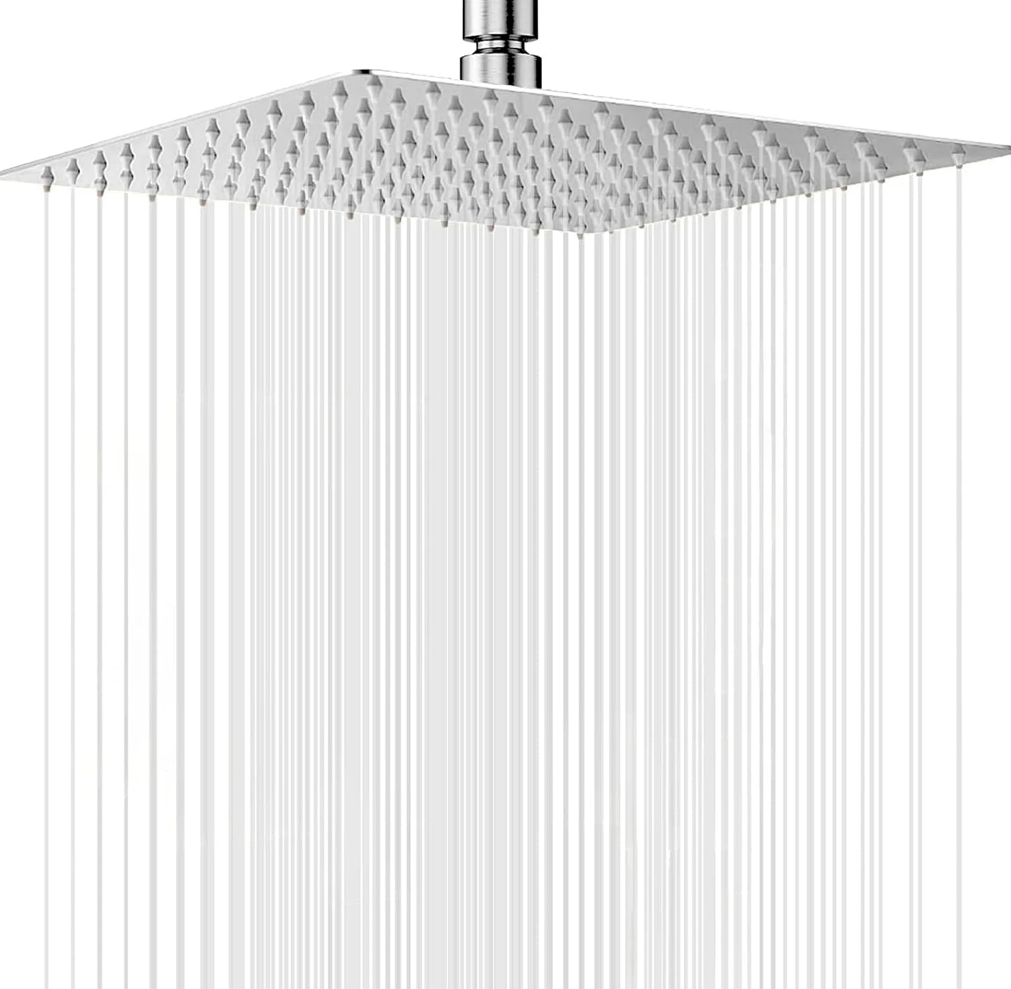 Soffione doccia a pioggia doccia bagno Amatur doccia lusso soffione doccia 12 pollici soffione doccia a pioggia cromato (30 x 30 cm)