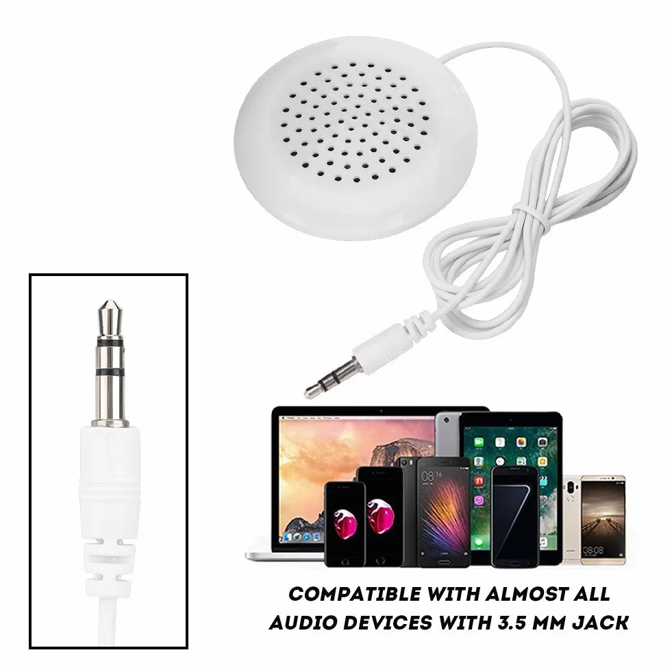 Mini Altoparlante Stereo Cuscino Fai-Da-Te Da 3,5 mm - Portatile True HD Con Suono Morbido Unico e Ingresso Audio