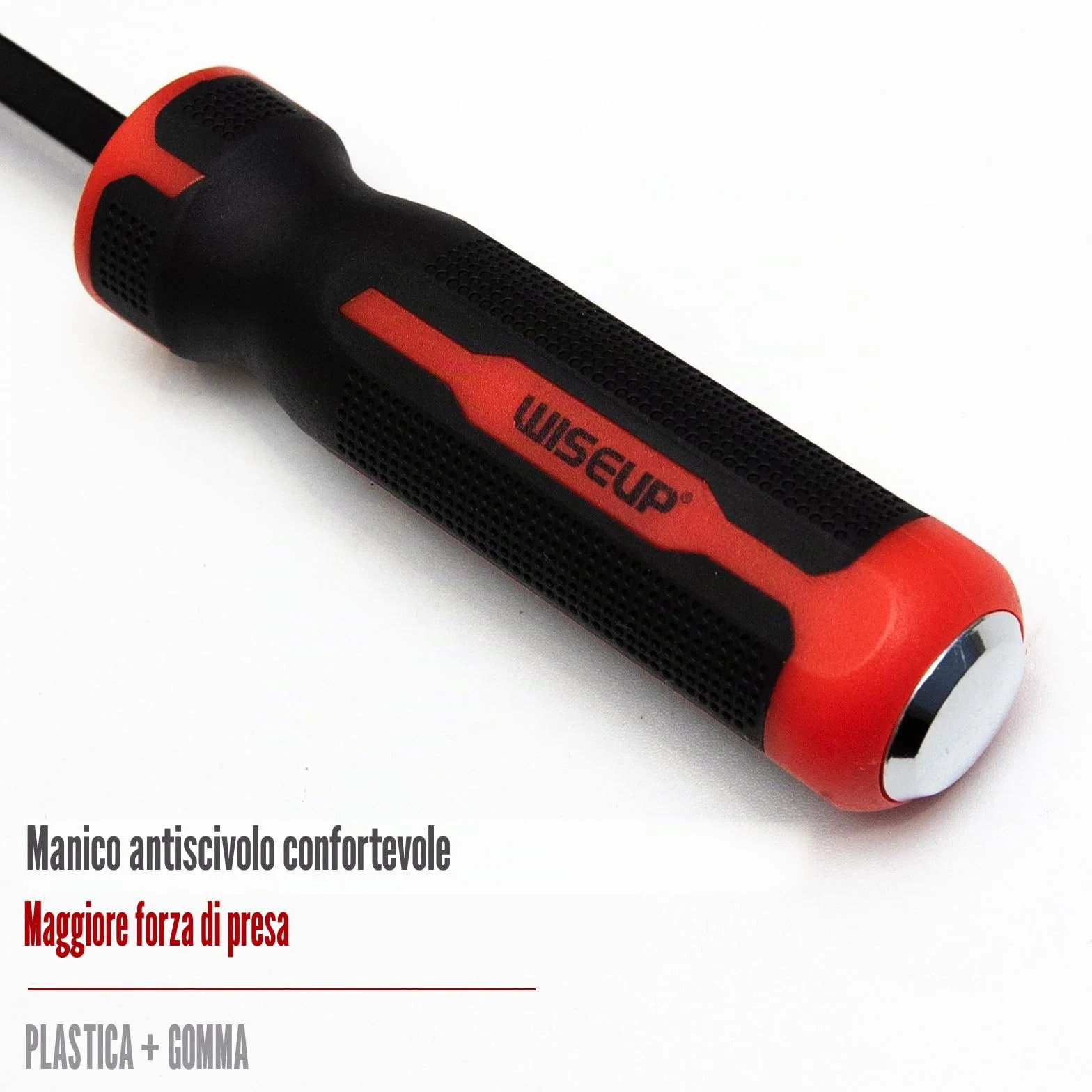 WISEUP Set di 4 leve piede di porco 20,3-61 cm resistente cappucci impatto spessi demolizione strumenti manuali meccanici