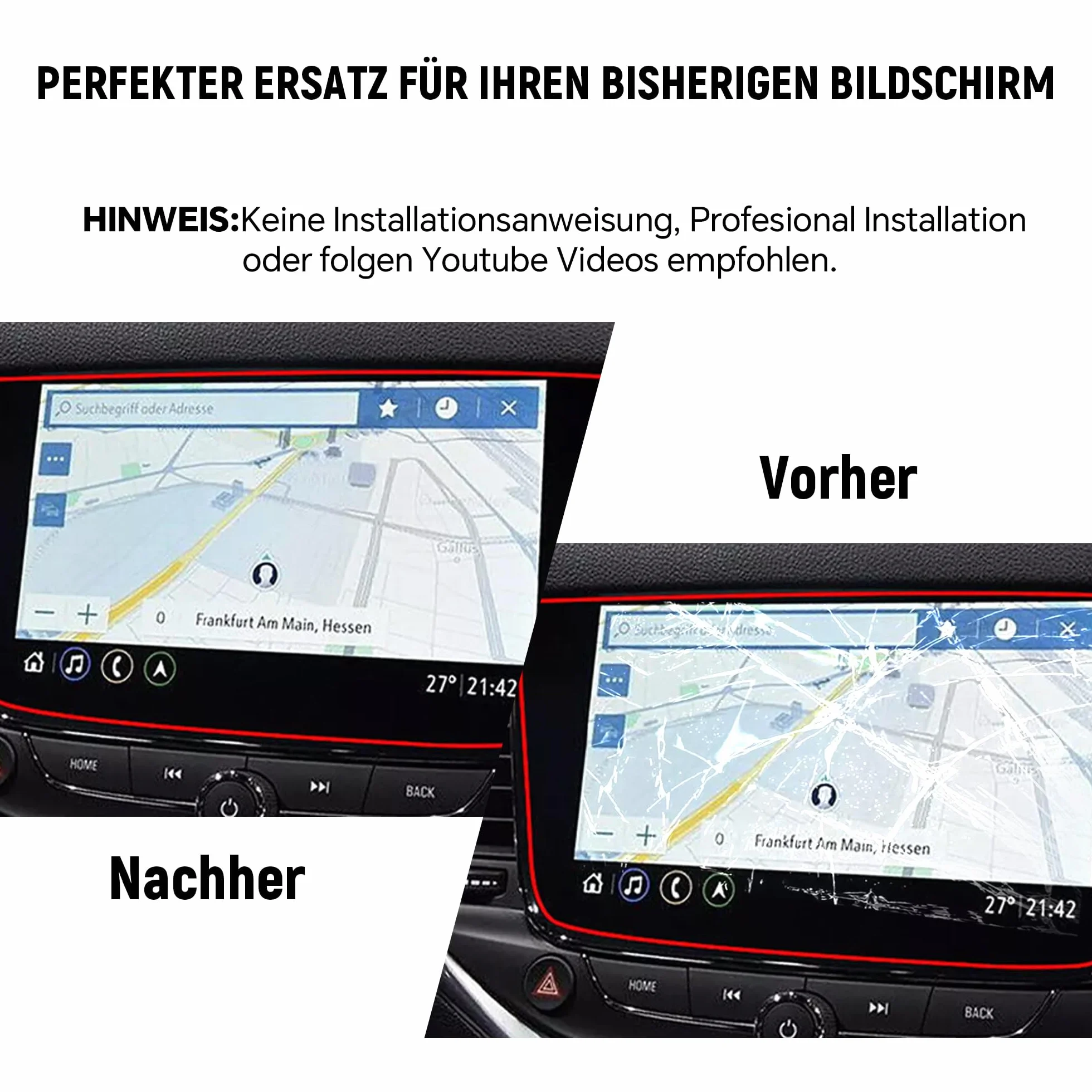 Display LCD Touch Screen per Opel Astra k Vauxhall Navi 900 Monitor GPS Navigation Digitalizzatore con telaio Auto LQ080Y5DZ06 LQ080Y5DZ10