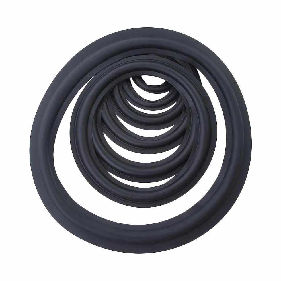Anello di riparazione per altoparlanti pieghevole, parti di riparazione in gomma per bordi degli altoparlanti, accessori per la riparazione degli altoparlanti (20,3 cm)