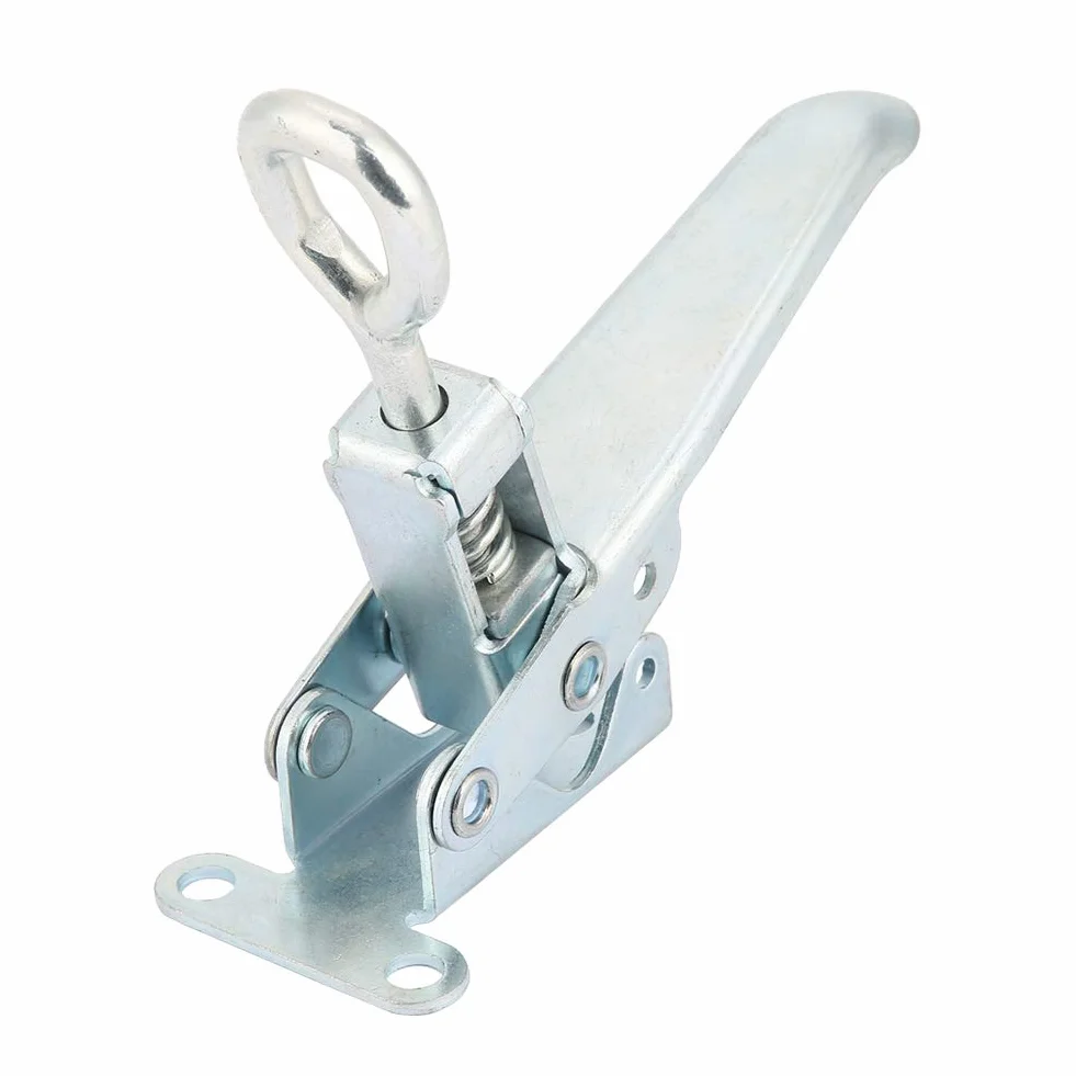 Fibbia Chiusura a Gancio Acciaio Inox a Leva Regolabile Fissaggio di Sicurezza per Camion Rimorchio