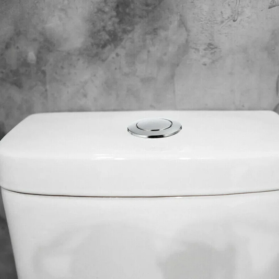 SPORTARC Pulsante di scarico WC 38 mm singolo per sciacquone serbatoio acqua
