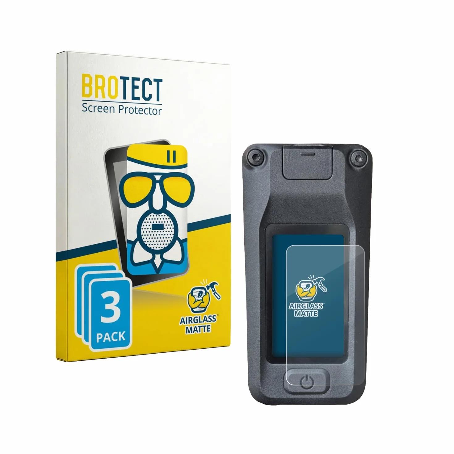 brotect Pellicola Vetro Opaca per Amflow DJI Avinox (3 Pezzi) Protezione Schermo [Anti-Riflesso, Durezza 9H]