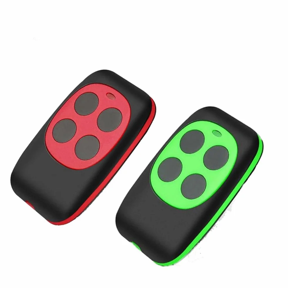 Telecomando Cancello Universale 433 MHz 2 Pezzi Autoapprendimento Codice Fisso Batterie Incluse