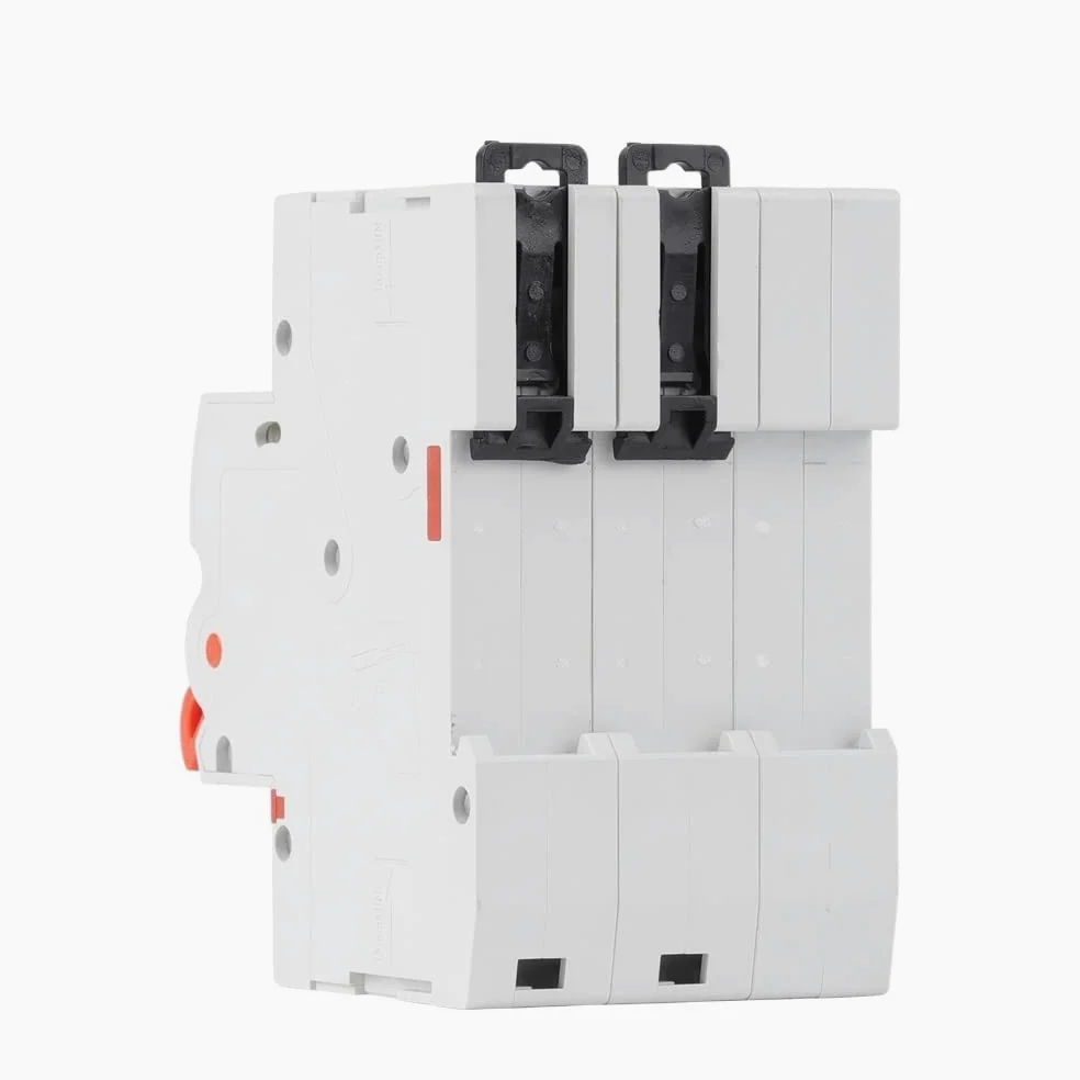 Interruttore Magnetotermico Differenziale Interruttore automatico del circuito della catenatore guida DIN 4P for la casa intelligente(100A)