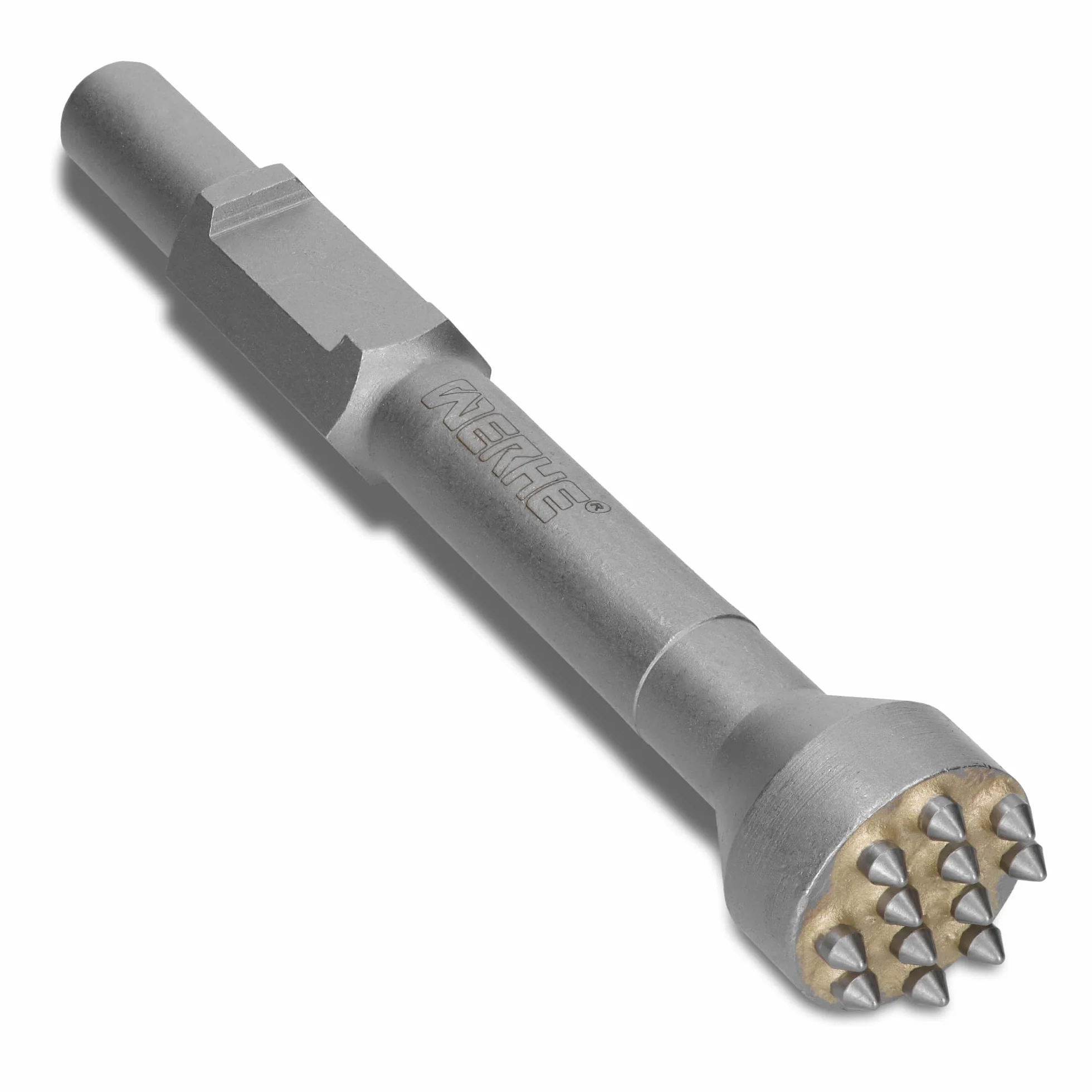 WERHE Bocciardatore HEX30 12 denti 270 mm quadrato per calcestruzzo