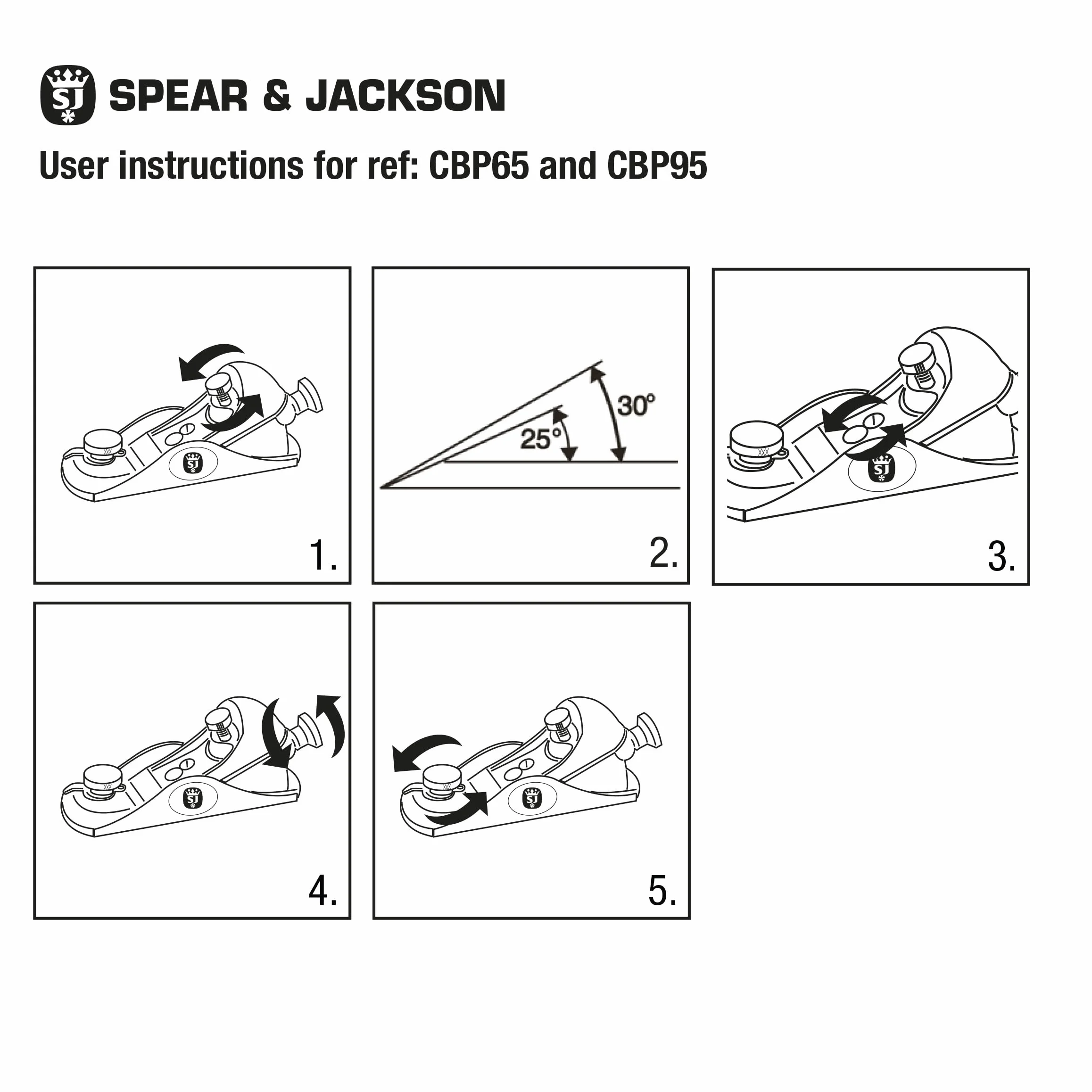 Spear & Jackson CBP95 Pialla a coda di rondine da 9 1/2