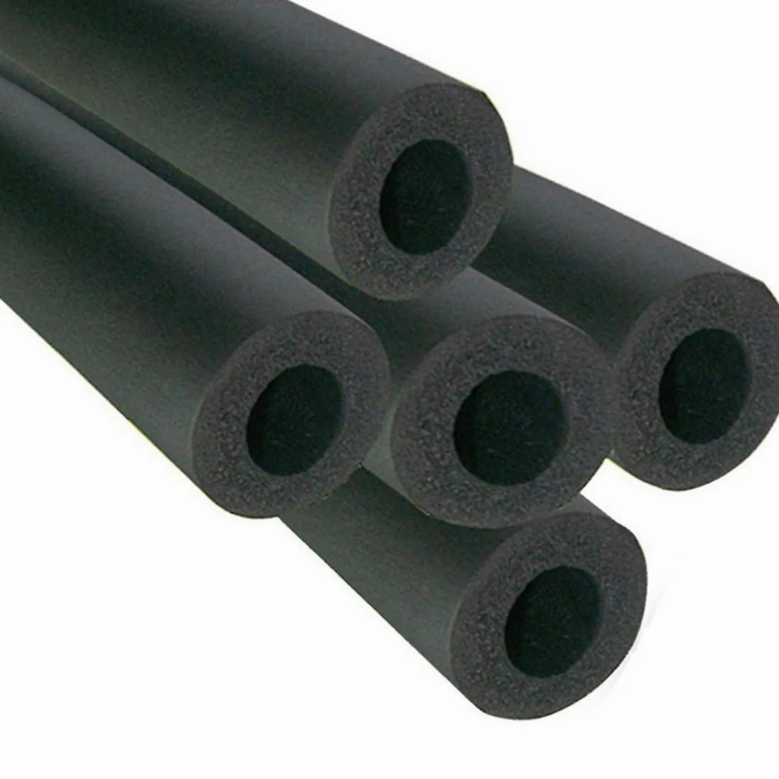 tubo isolante in schiuma, Antigelo Isolamento termico Tubo in gomma e schiuma plastica Nero(43mm)
