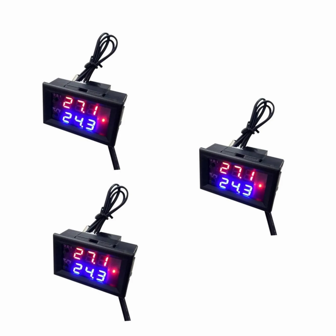 Cabilock Termostato Digitale 3 Pz Termostato Display Digitale Interruttore Cronotermostato