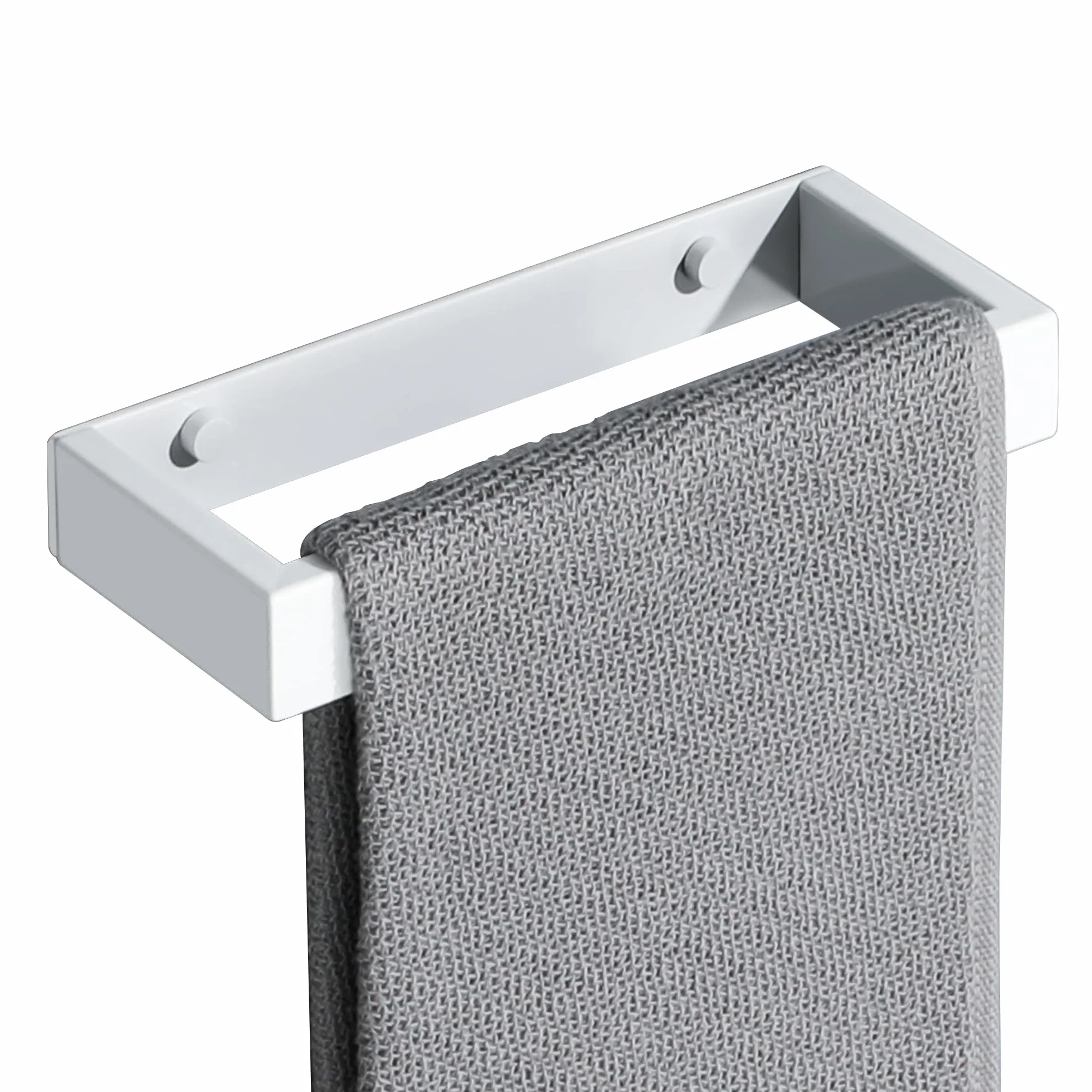 SAYAYO Porta Asciugamani Bagno Bianco 20CM Anello Portasciugamani Bidet Acciaio Inox
