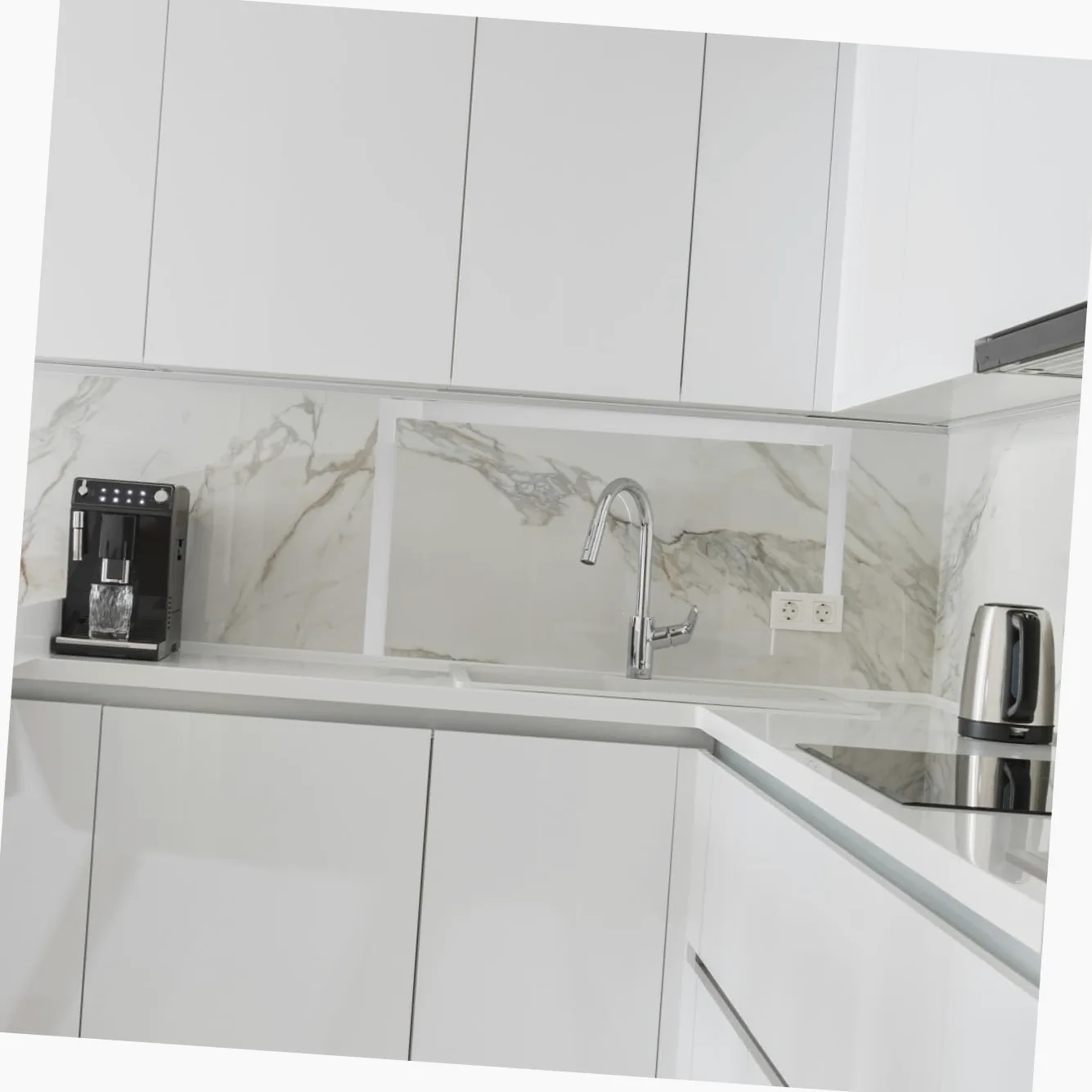 DOITOOL Canalina Passacavi Adesiva in Pvc Bianco, Facile da Installare, per Casa e Ufficio, Nasconde Cavi e Fili Elettrici