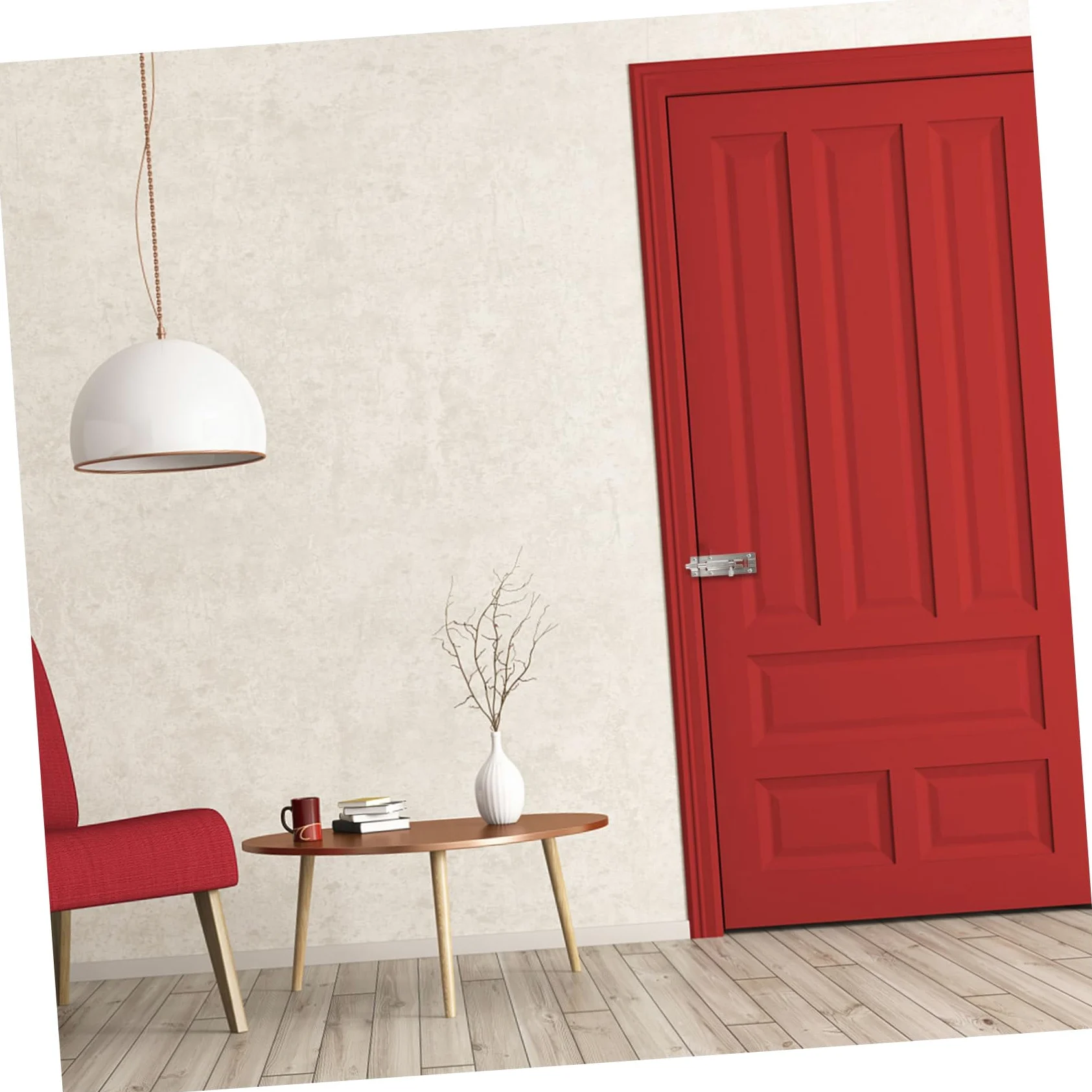 Artibetter 6pezzi Serratura Scorrevole Acciaio Inossidabile Per Sicurezza Di Porte e Armadietti Facile Da Installare e Resistente Alla Chiavistello Per Casa e Hotel