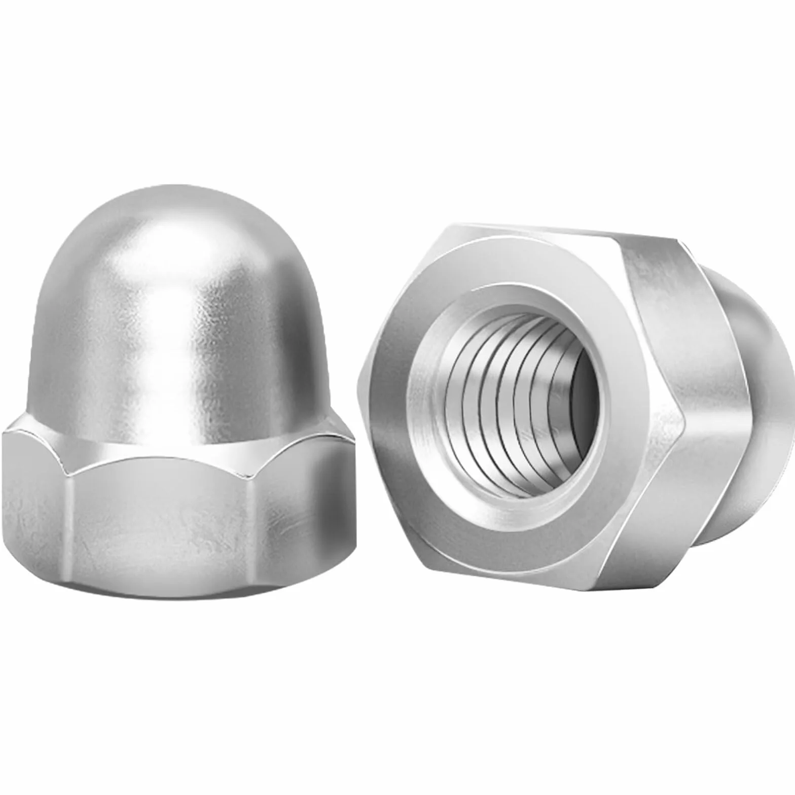 Nakrętki M8 A2 V2A DIN 1587 – 20 sztuk