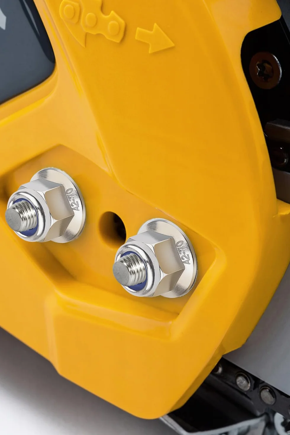 Dadi Esagonali a Flangia M8 DIN 6926 Autobloccanti Dentati Acciaio Inox A2