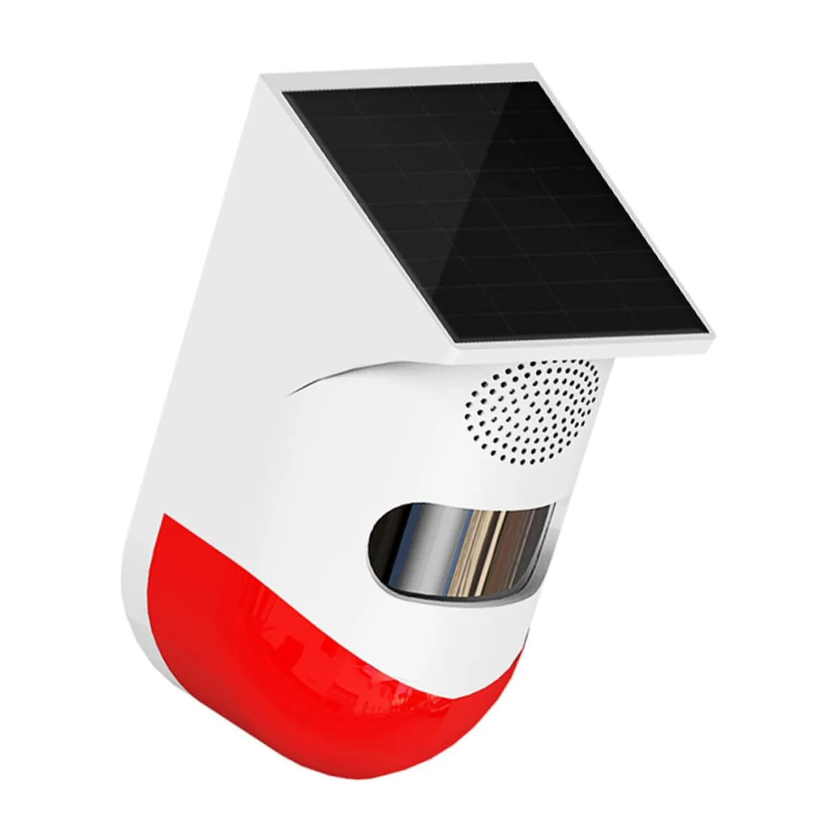 EXCEART Allarme Infrarossi Solare per Esterni Ip67 Sensore di Movimento, Ricarica Solare e Materiale Abs Resistente la Sicurezza Domestica