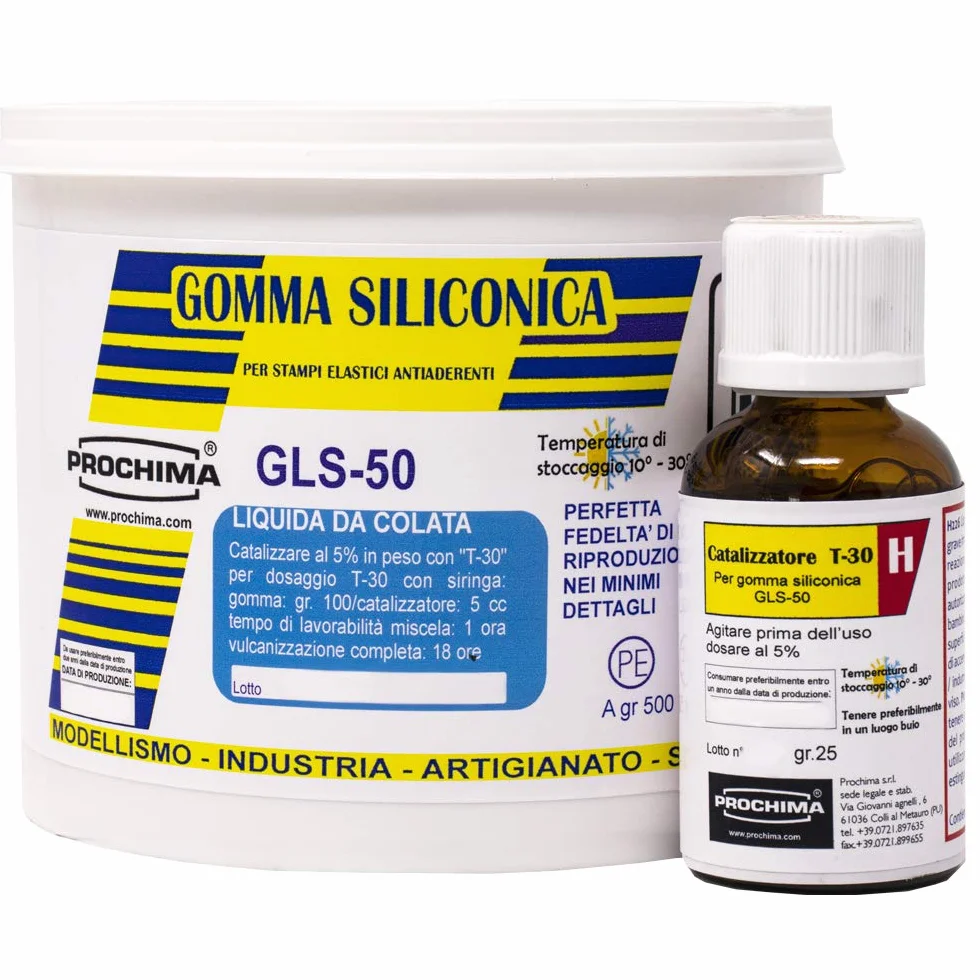 Gomma Siliconica GLS-50 Liquida da Colata Prochima 500 g