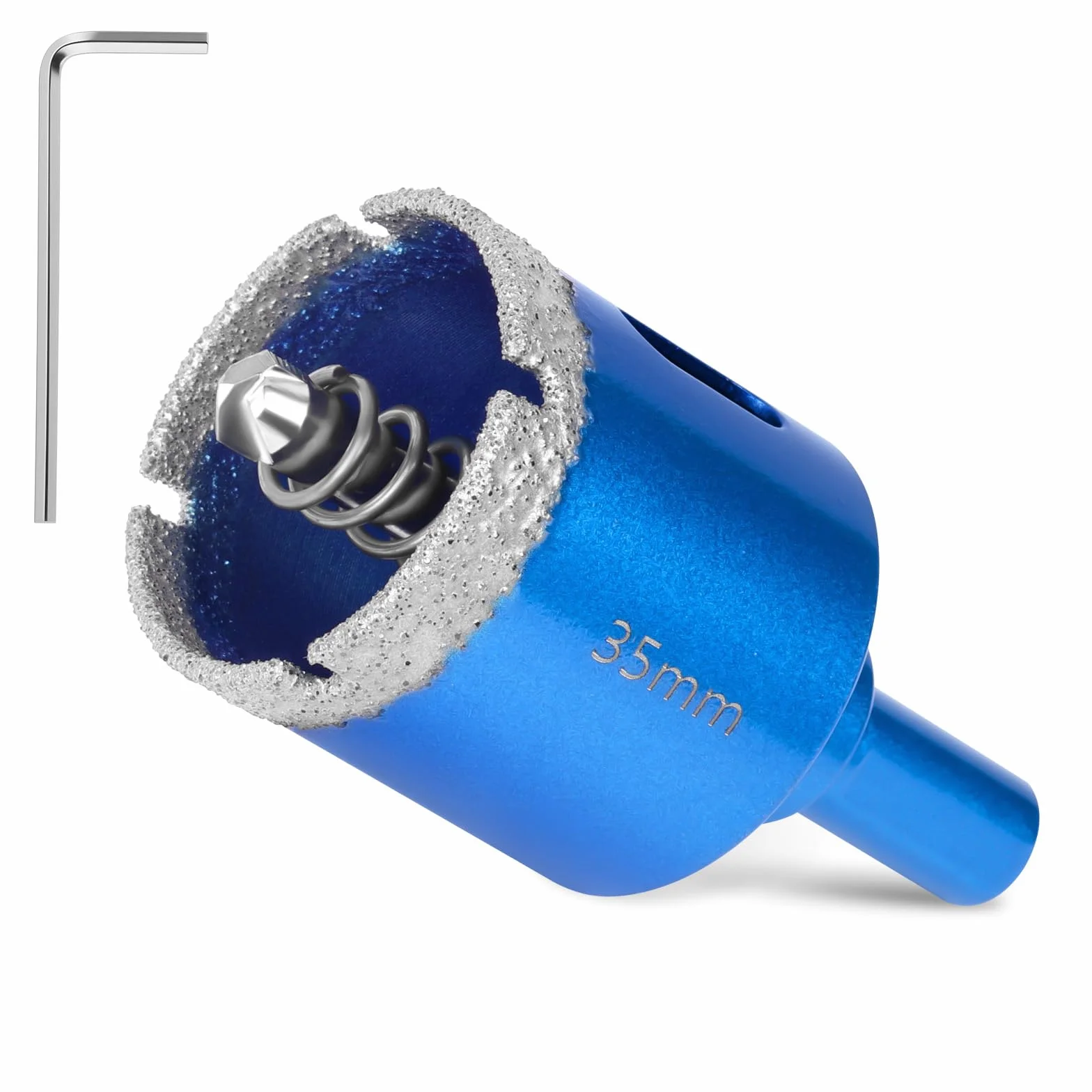 Flintronic Sega a Tazza Diamantata 35mm Punte per Trapano Piastrelle Porcellana Marmo Ceramica